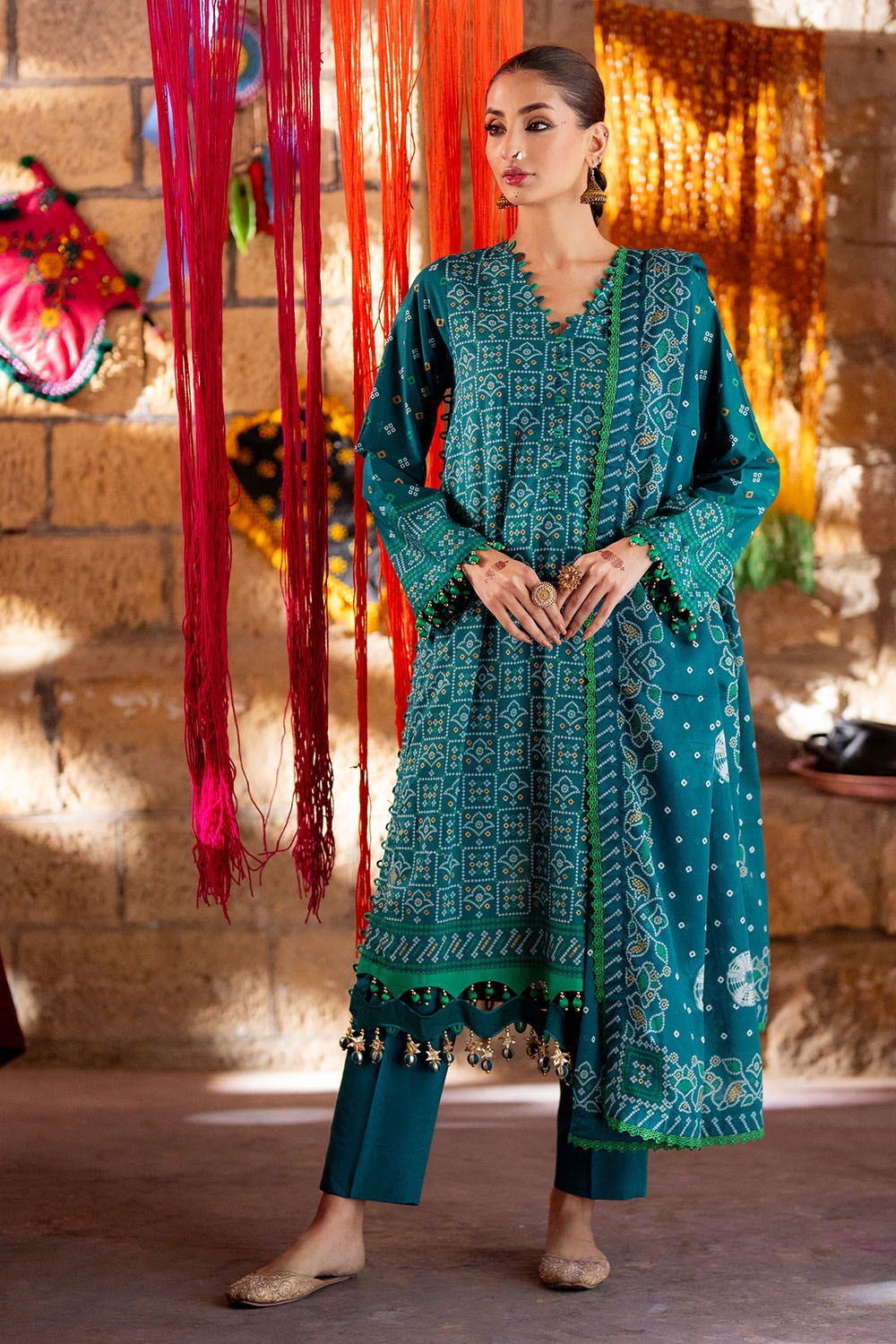 Gul Ahmed | Chunri Lawn 25 | CL-52484 A by Gul Ahmed - Designer Dress - Type: Ladies Clothes - Available at Libayah - 100% Original