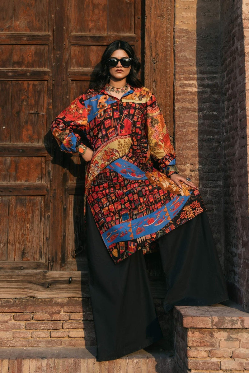 Fahad Hussayn | Lawn Banger | Gossan by Fahad Hussayn - Designer Dress - Type: Ladies Clothes - Available at Libayah - 100% Original