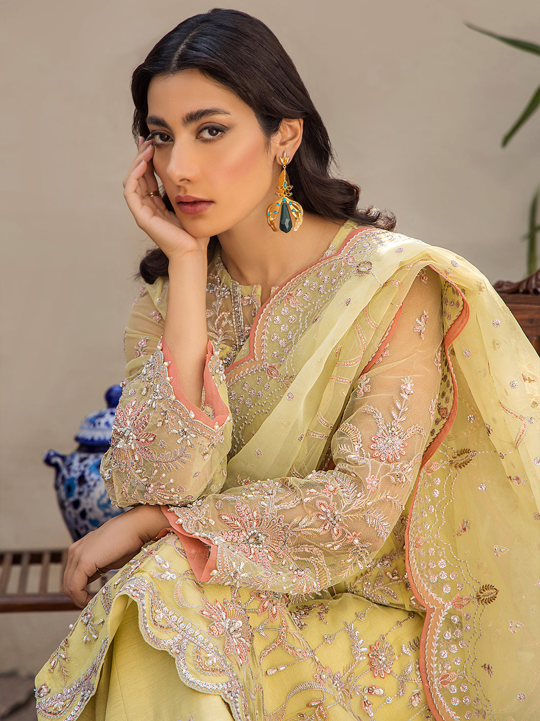 Fozia Khalid | Eid Edit 24 | Antheia by Fozia Khalid - Designer Dress - Type: Ladies Clothes - Available at Libayah - 100% Original