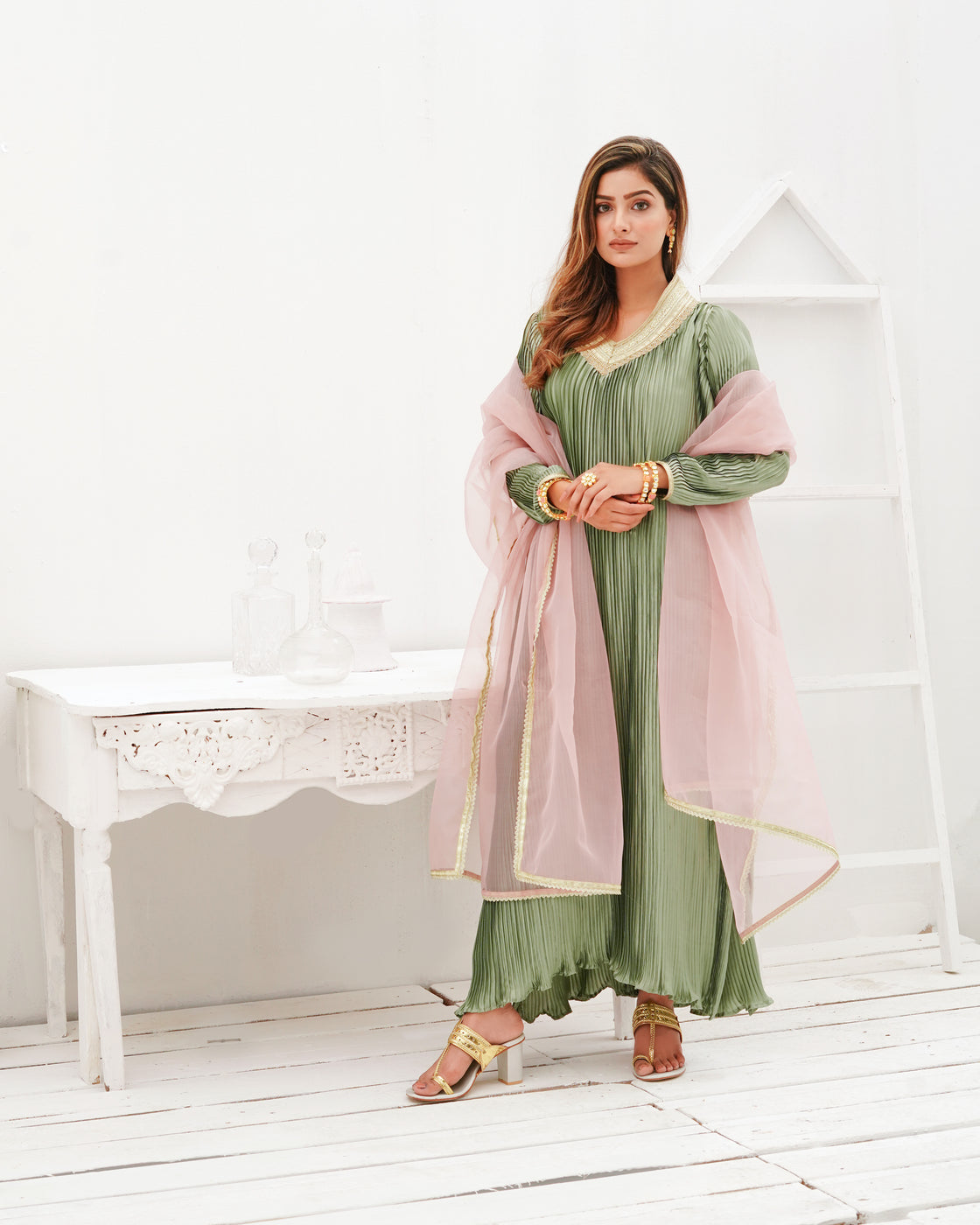 Zar | Formals Wear | Mint by Zar - Designer Dress - Type: Ladies Clothes - Available at Libayah - 100% Original