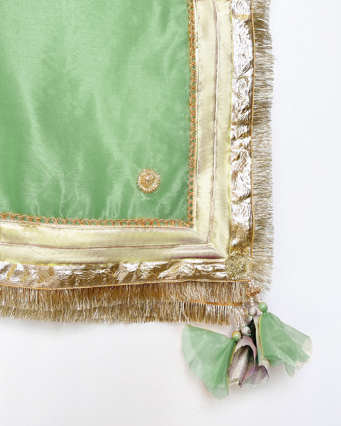 Zar | Gharara Formals | Gold/Green by Zar - Designer Dress - Type: Ladies Clothes - Available at Libayah - 100% Original