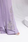 Amani | Aira Festive Wear | ZARIN Gota Embellished Georgette Shirt with Wide-Leg Pants & Mukesh Dupatta by Amani - Designer Dress  - Type : Ladies Clothes - Available at Libayah - 100% Original 