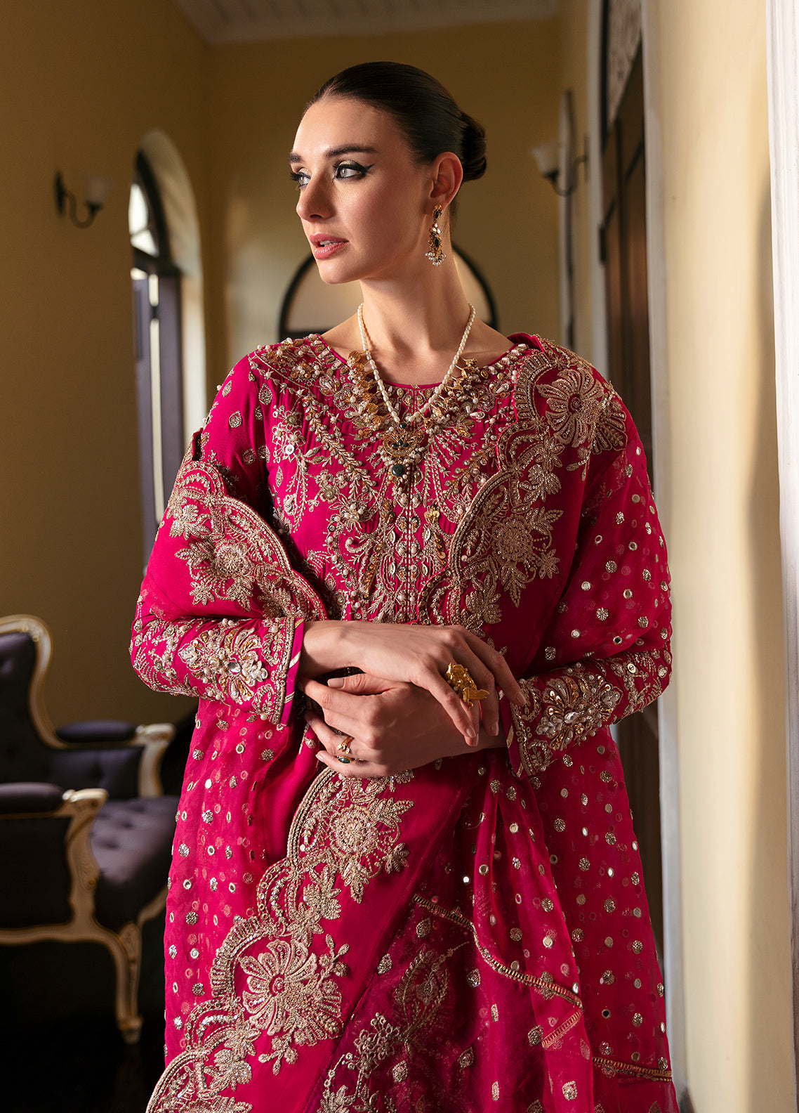 Gulaal | Luxury Pret | ROCHELLE (GL-LP-24V1-21) by Gulaal - Designer Dress - Type: Ladies Clothes - Available at Libayah - 100% Original