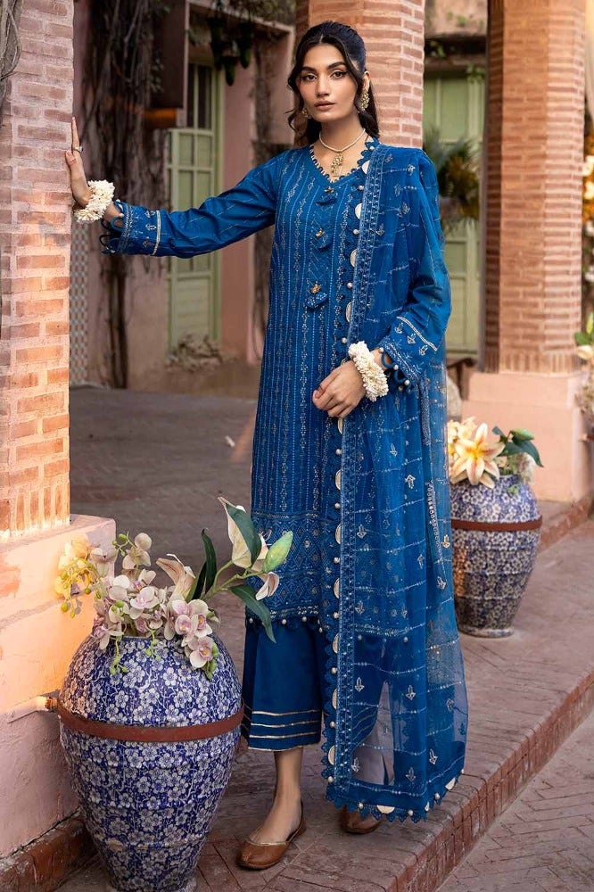Gul Ahmed | Eid Collection | FE-42027 by Gul Ahmed - Designer Dress - Type: Ladies Clothes - Available at Libayah - 100% Original
