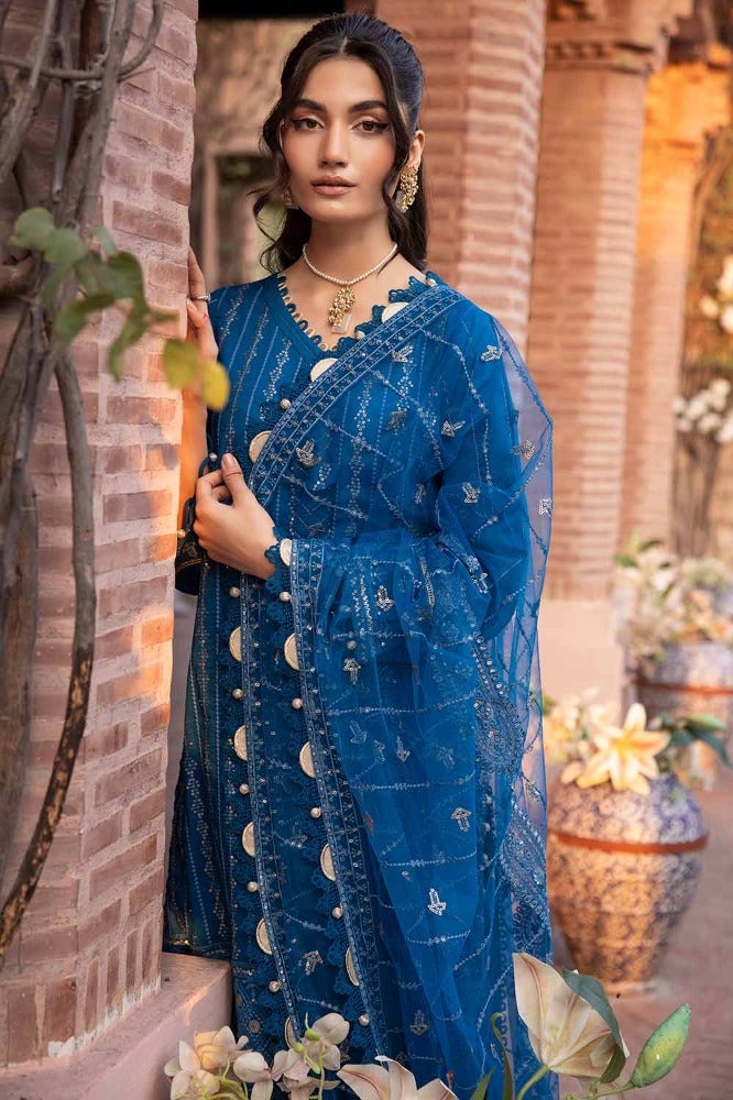 Gul Ahmed | Eid Collection | FE-42027 by Gul Ahmed - Designer Dress - Type: Ladies Clothes - Available at Libayah - 100% Original