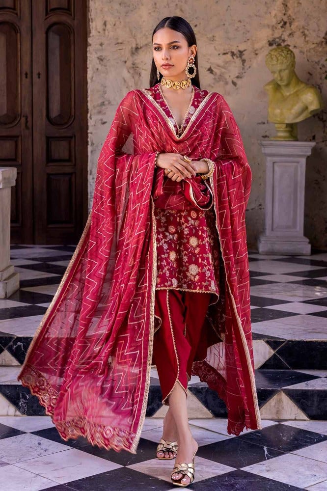 Gul Ahmed | Eid Collection | FE-42035 by Gul Ahmed - Designer Dress - Type: Ladies Clothes - Available at Libayah - 100% Original