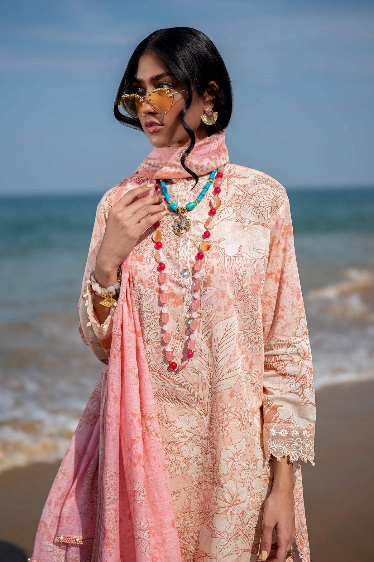 Sana Safinaz | Mahay Spring 24 | H241-009B-2DD by Sana Safinaz - Designer Dress - Type: Ladies Clothes - Available at Libayah - 100% Original