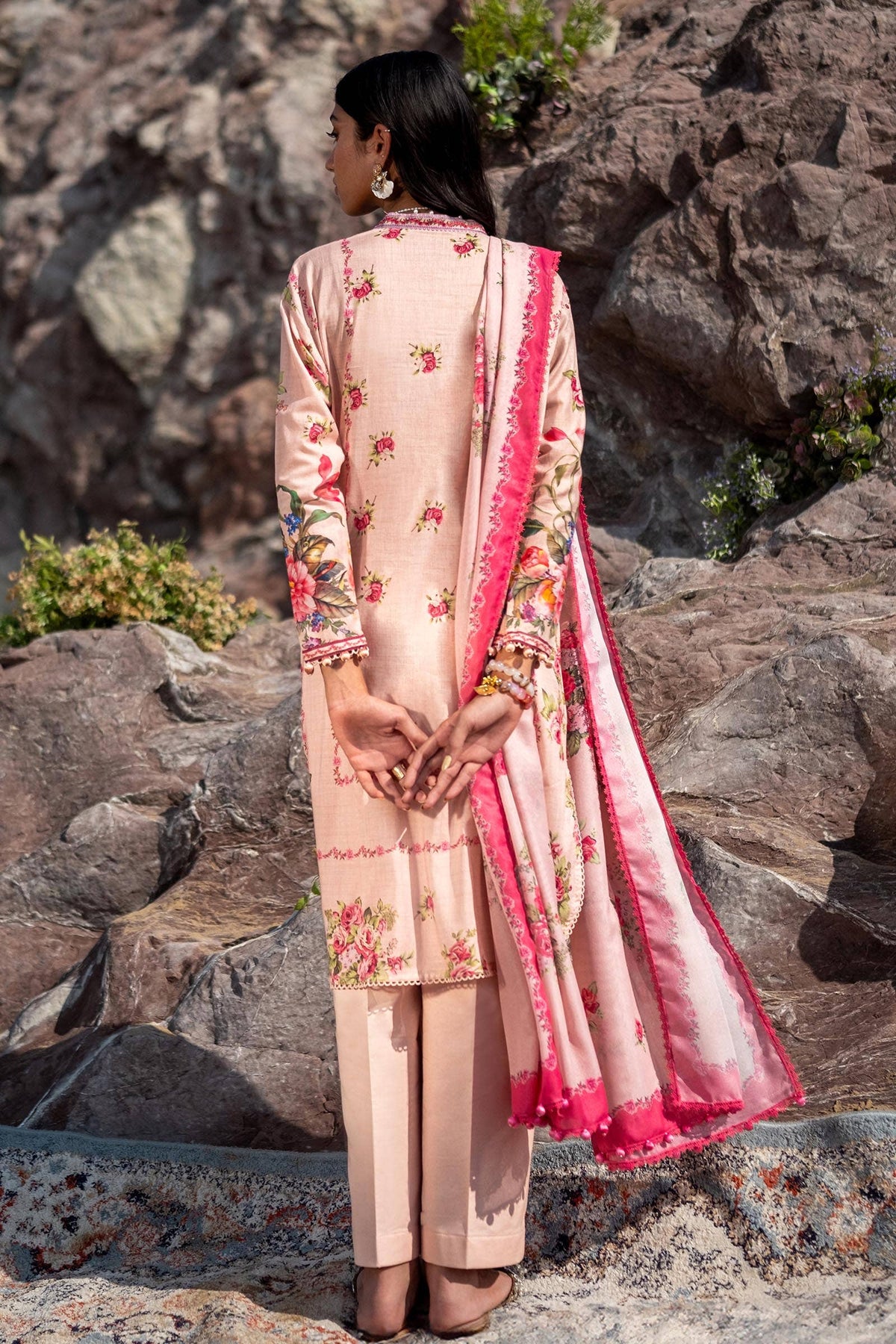 Sana Safinaz | Mahay Spring 24 | H241-026A-3CS by Sana Safinaz - Designer Dress - Type: Ladies Clothes - Available at Libayah - 100% Original