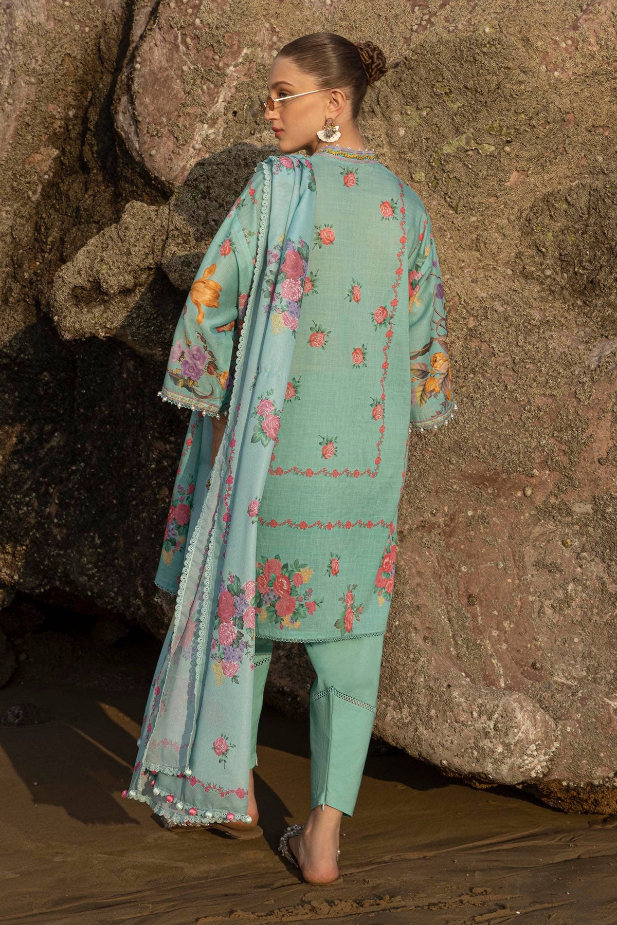 Sana Safinaz | Mahay Spring 24 | H241-026B-3CS by Sana Safinaz - Designer Dress - Type: Ladies Clothes - Available at Libayah - 100% Original