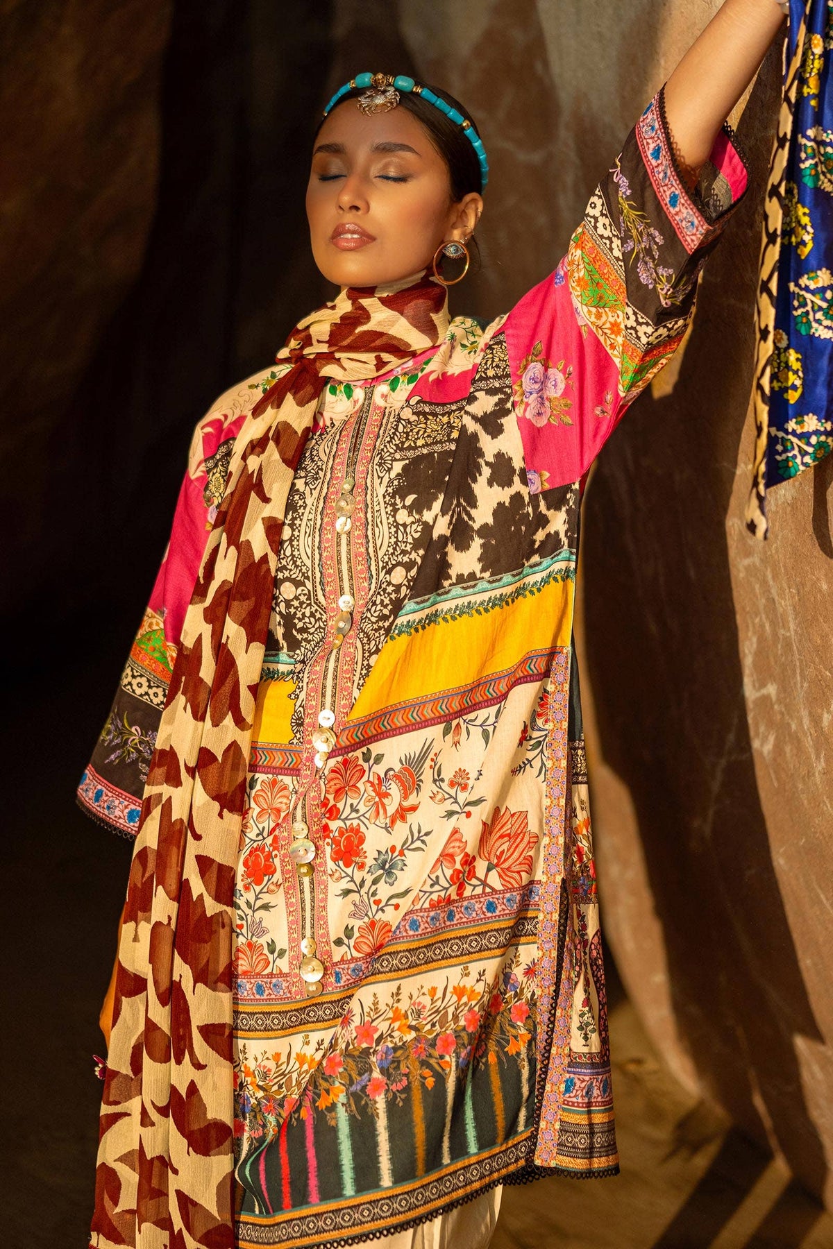 Sana Safinaz | Mahay Spring 24 | H241-027A-2I by Sana Safinaz - Designer Dress - Type: Ladies Clothes - Available at Libayah - 100% Original