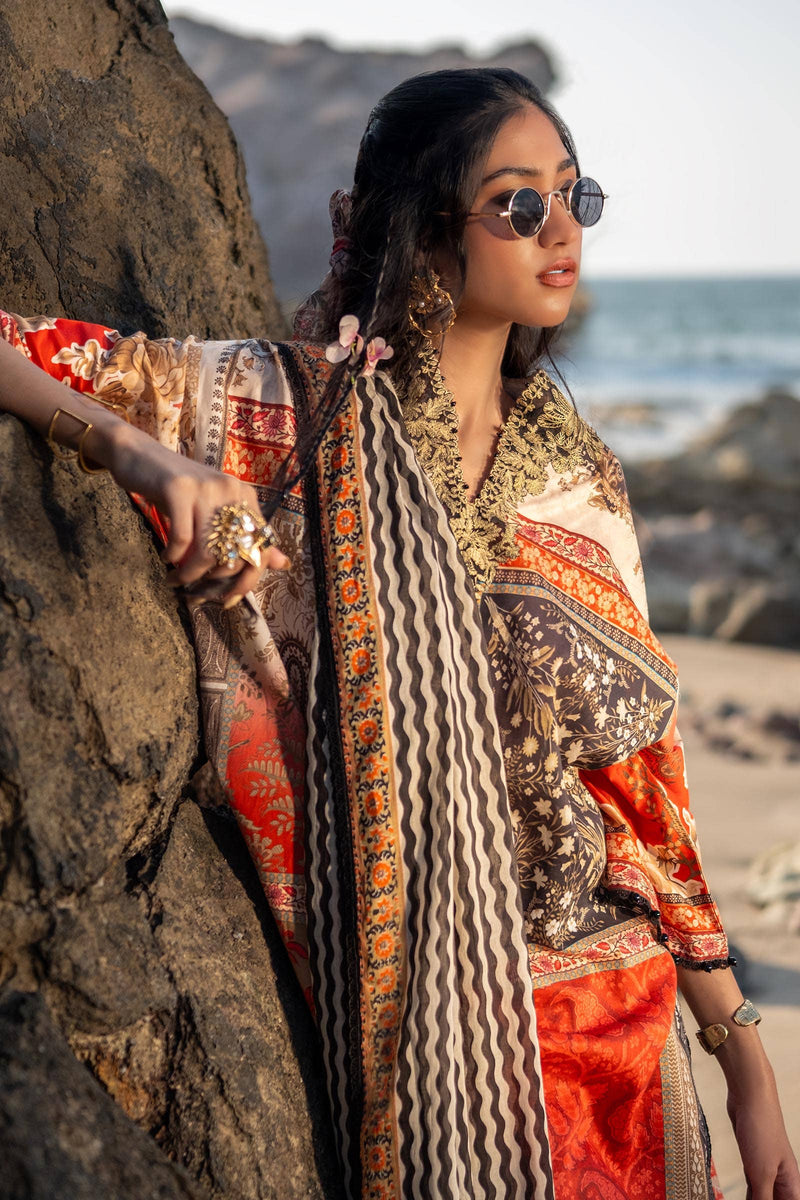 Sana Safinaz | Mahay Spring 24 | H241-028A-2BG by Sana Safinaz - Designer Dress - Type: Ladies Clothes - Available at Libayah - 100% Original