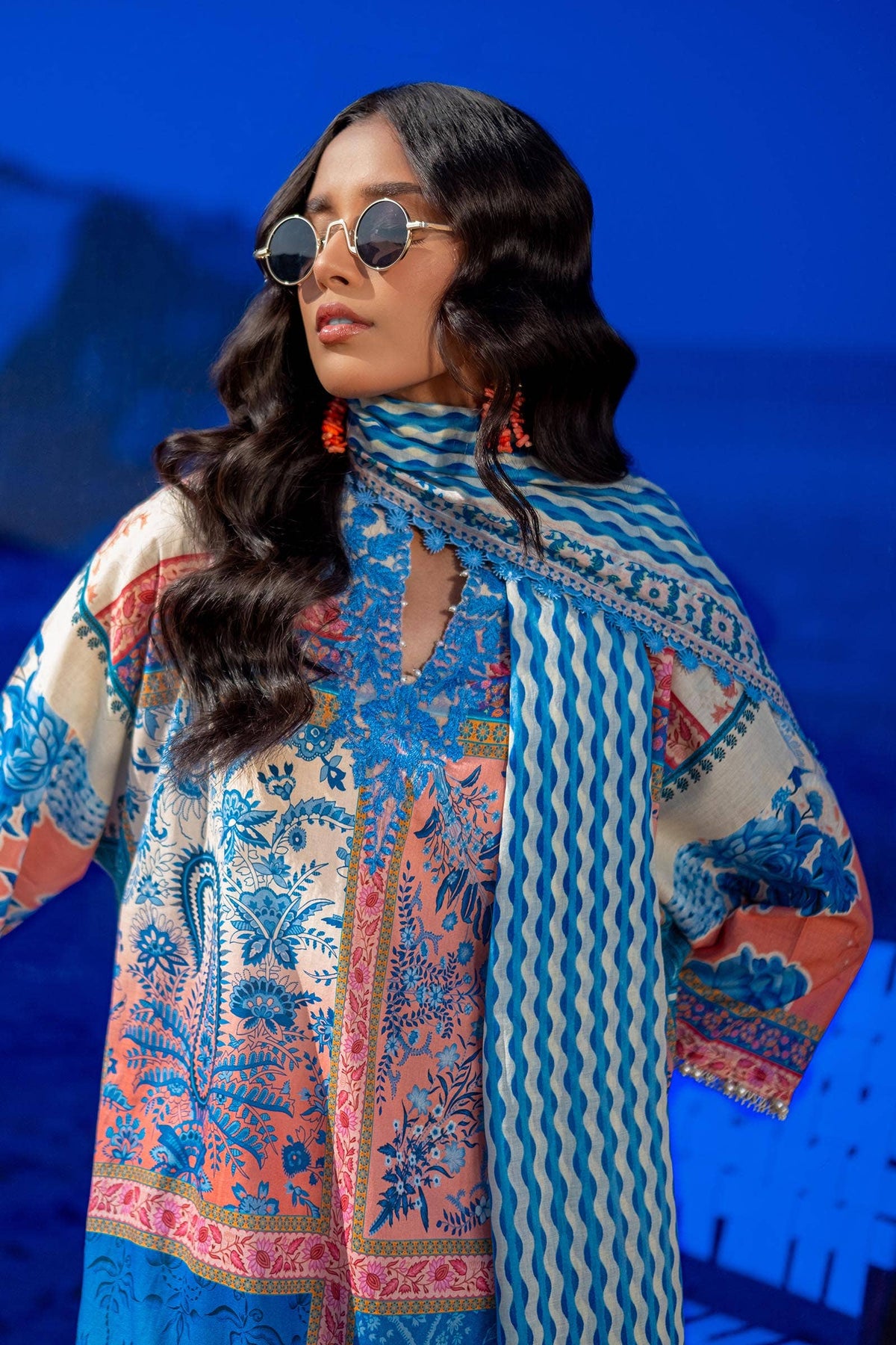 Sana Safinaz | Mahay Spring 24 | H241-028B-2BG by Sana Safinaz - Designer Dress - Type: Ladies Clothes - Available at Libayah - 100% Original