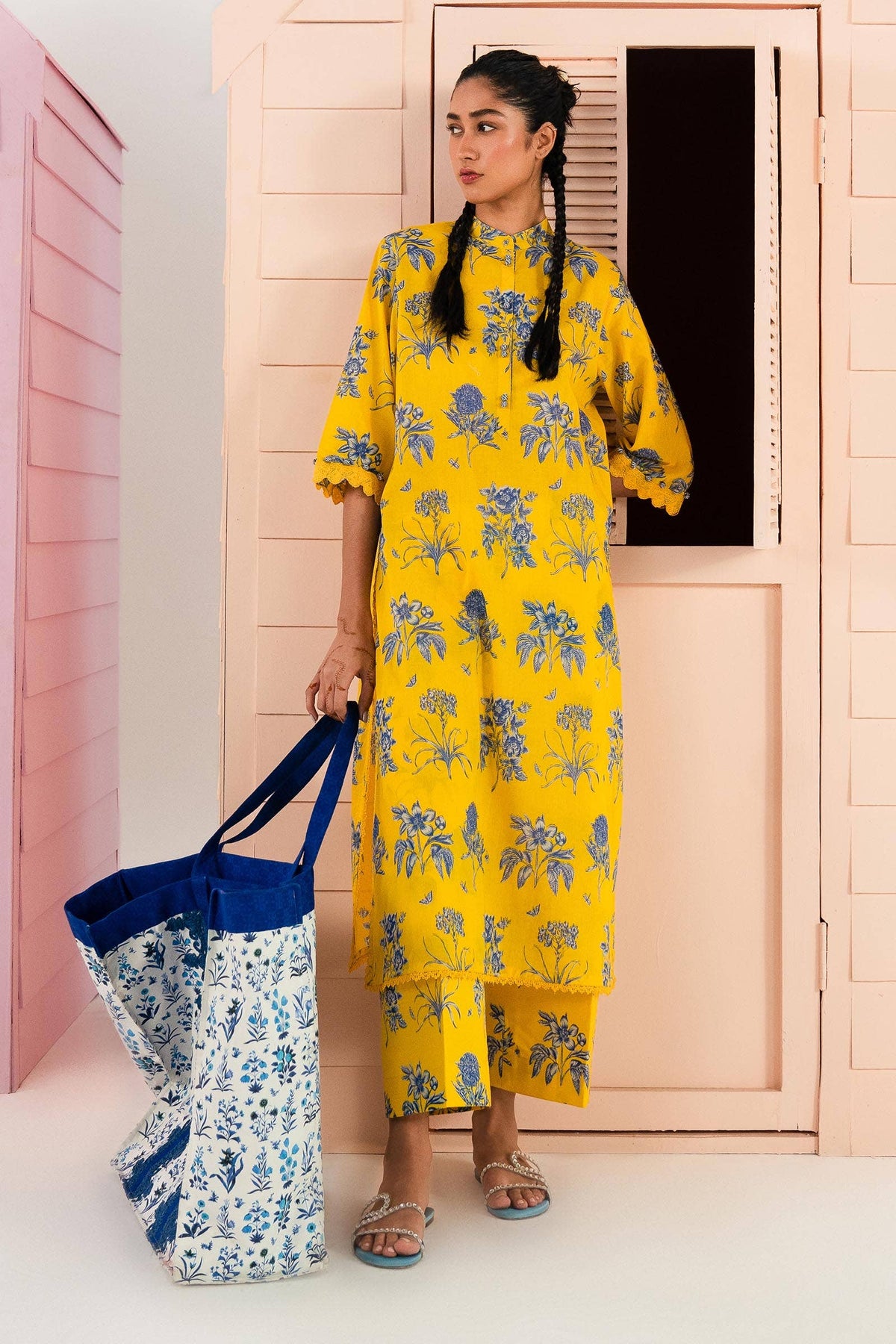 Sana Safinaz | Mahay Summer Lawn 24 | S-48 by Sana Safinaz - Designer Dress - Type: Ladies Clothes - Available at Libayah - 100% Original