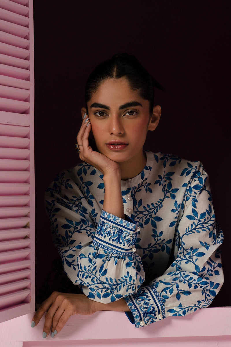 Sana Safinaz | Mahay Summer Lawn 24 | S-46 by Sana Safinaz - Designer Dress - Type: Ladies Clothes - Available at Libayah - 100% Original