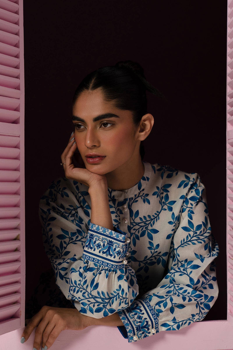 Sana Safinaz | Mahay Summer Lawn 24 | S-46 by Sana Safinaz - Designer Dress - Type: Ladies Clothes - Available at Libayah - 100% Original