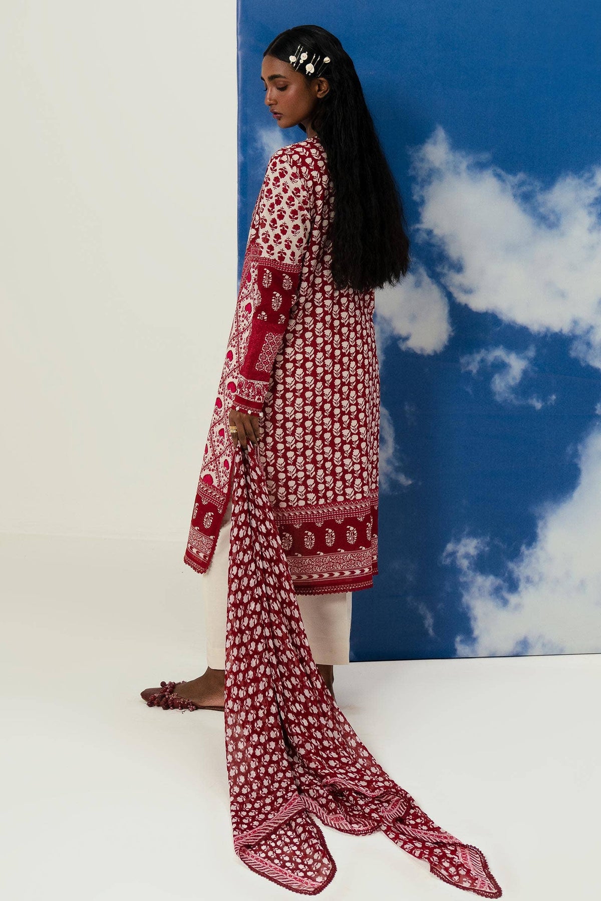 Sana Safinaz | Mahay Summer Lawn 24 | S-44 by Sana Safinaz - Designer Dress - Type: Ladies Clothes - Available at Libayah - 100% Original