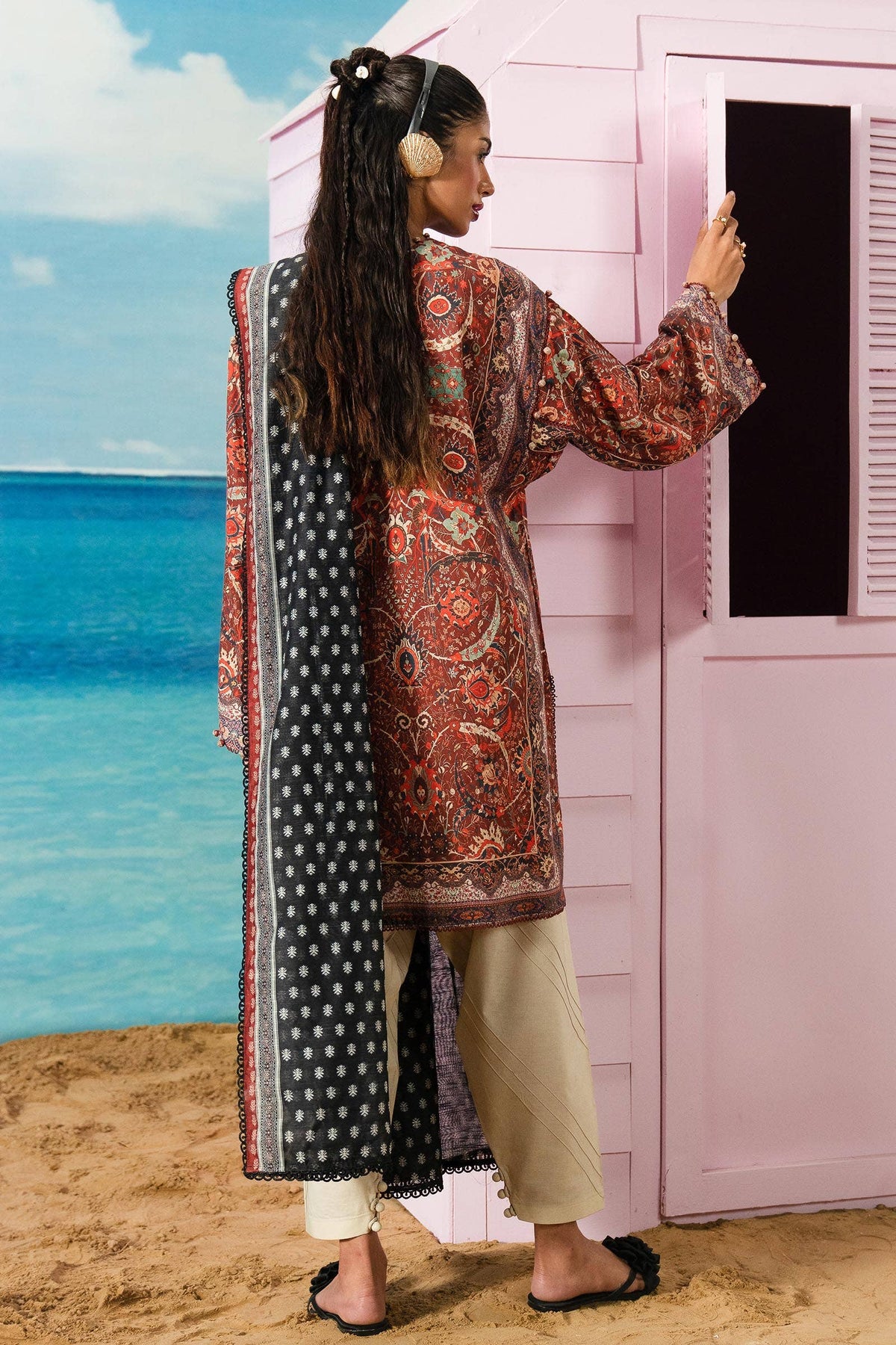 Sana Safinaz | Mahay Summer Lawn 24 | S-42 by Sana Safinaz - Designer Dress - Type: Ladies Clothes - Available at Libayah - 100% Original