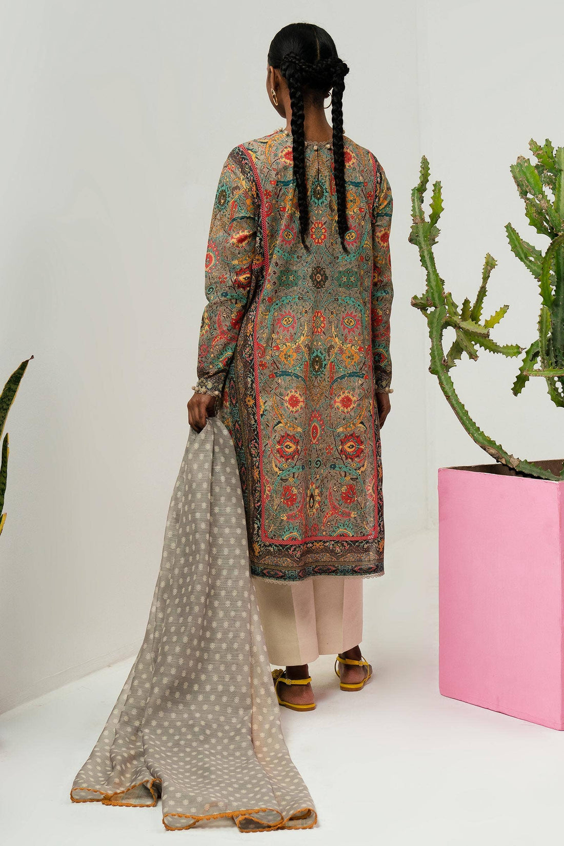 Sana Safinaz | Mahay Summer Lawn 24 | S-41 by Sana Safinaz - Designer Dress - Type: Ladies Clothes - Available at Libayah - 100% Original