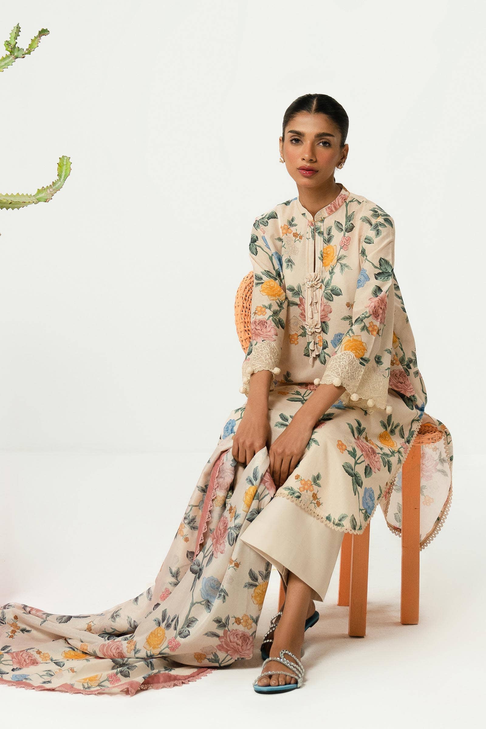 Sana Safinaz | Mahay Summer Lawn 24 | S-40 by Sana Safinaz - Designer Dress - Type: Ladies Clothes - Available at Libayah - 100% Original