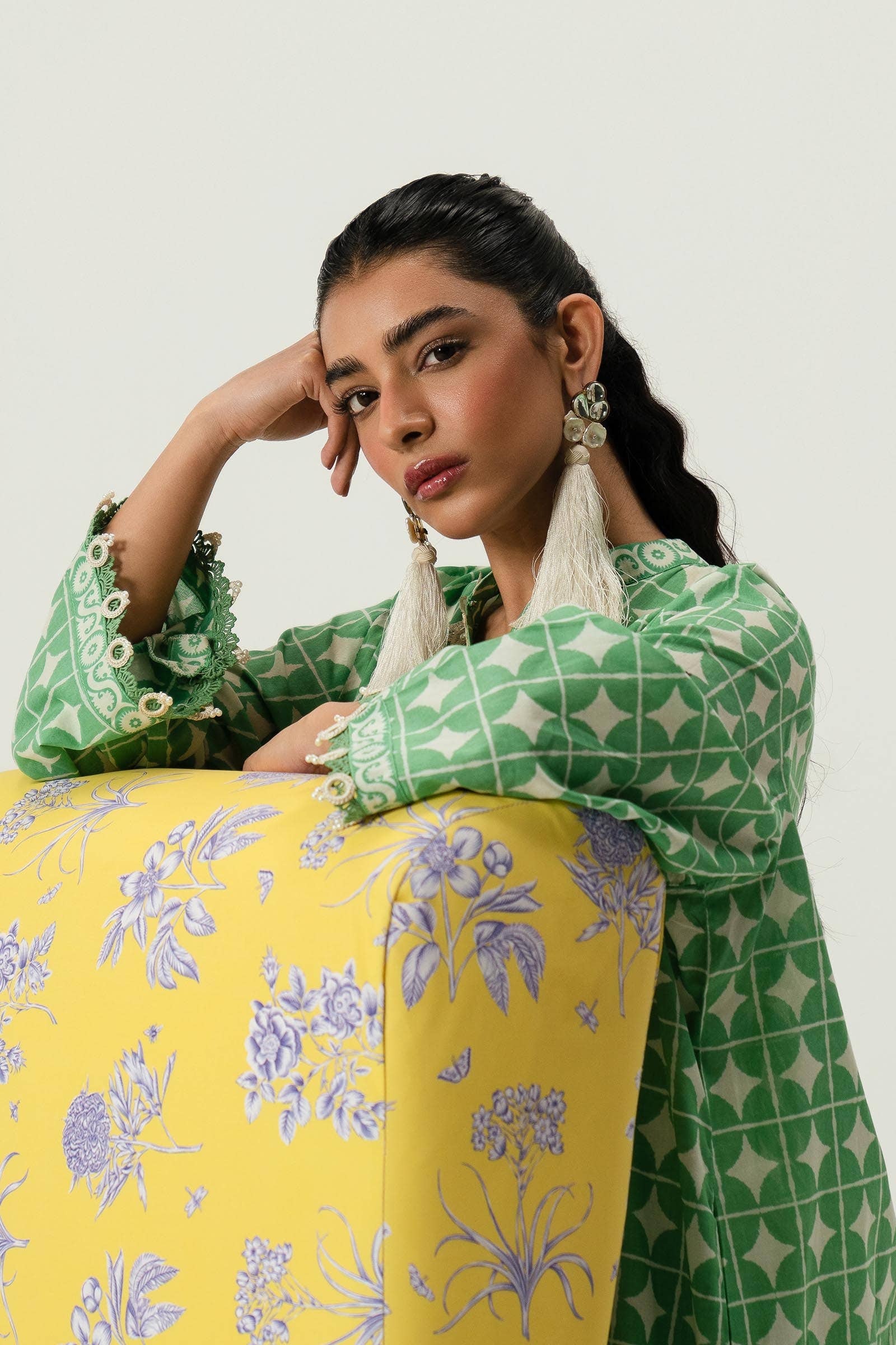 Sana Safinaz | Mahay Summer Lawn 24 | S-37 by Sana Safinaz - Designer Dress - Type: Ladies Clothes - Available at Libayah - 100% Original