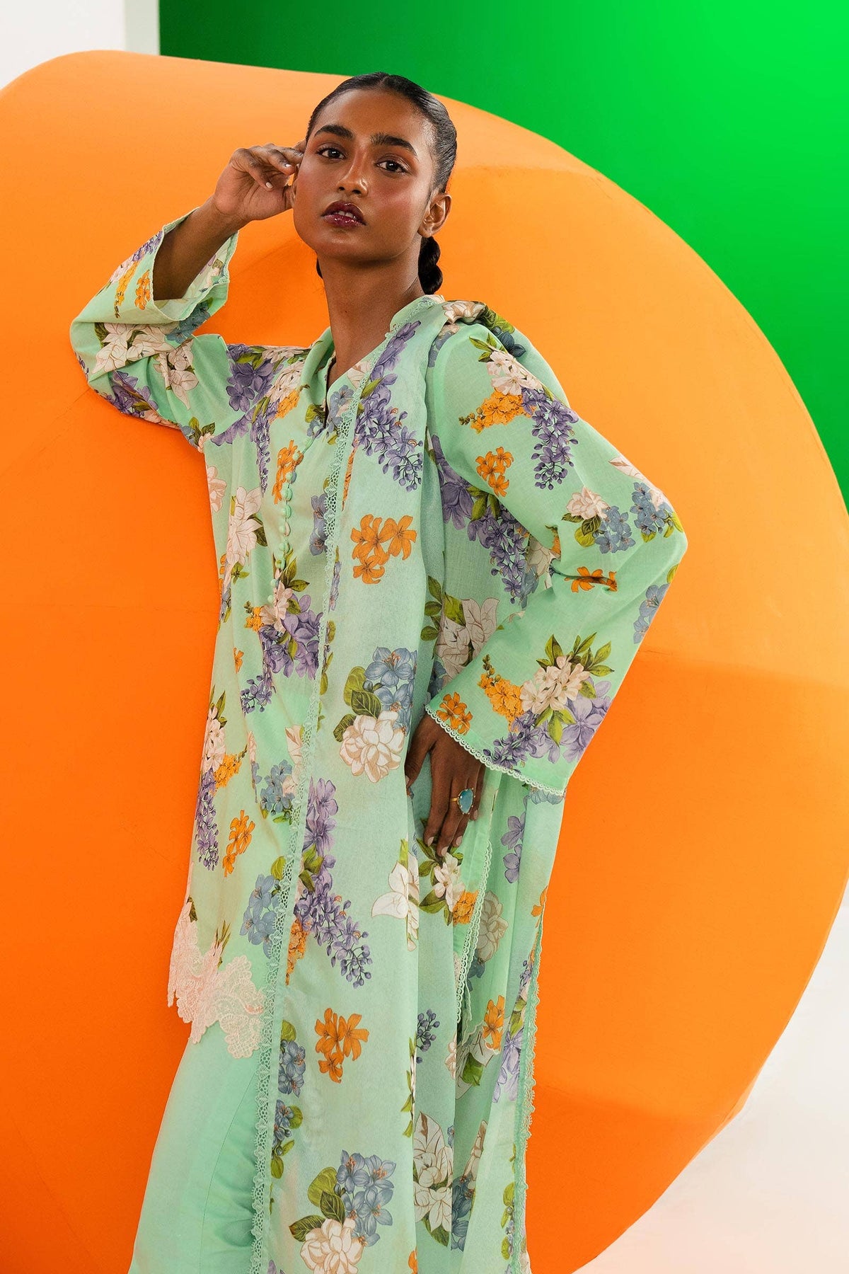 Sana Safinaz | Mahay Summer Lawn 24 | S-34 by Sana Safinaz - Designer Dress - Type: Ladies Clothes - Available at Libayah - 100% Original