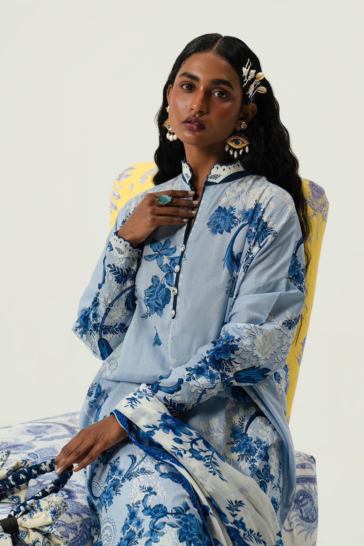 Sana Safinaz | Mahay Summer Lawn 24 | S-31 by Sana Safinaz - Designer Dress - Type: Ladies Clothes - Available at Libayah - 100% Original