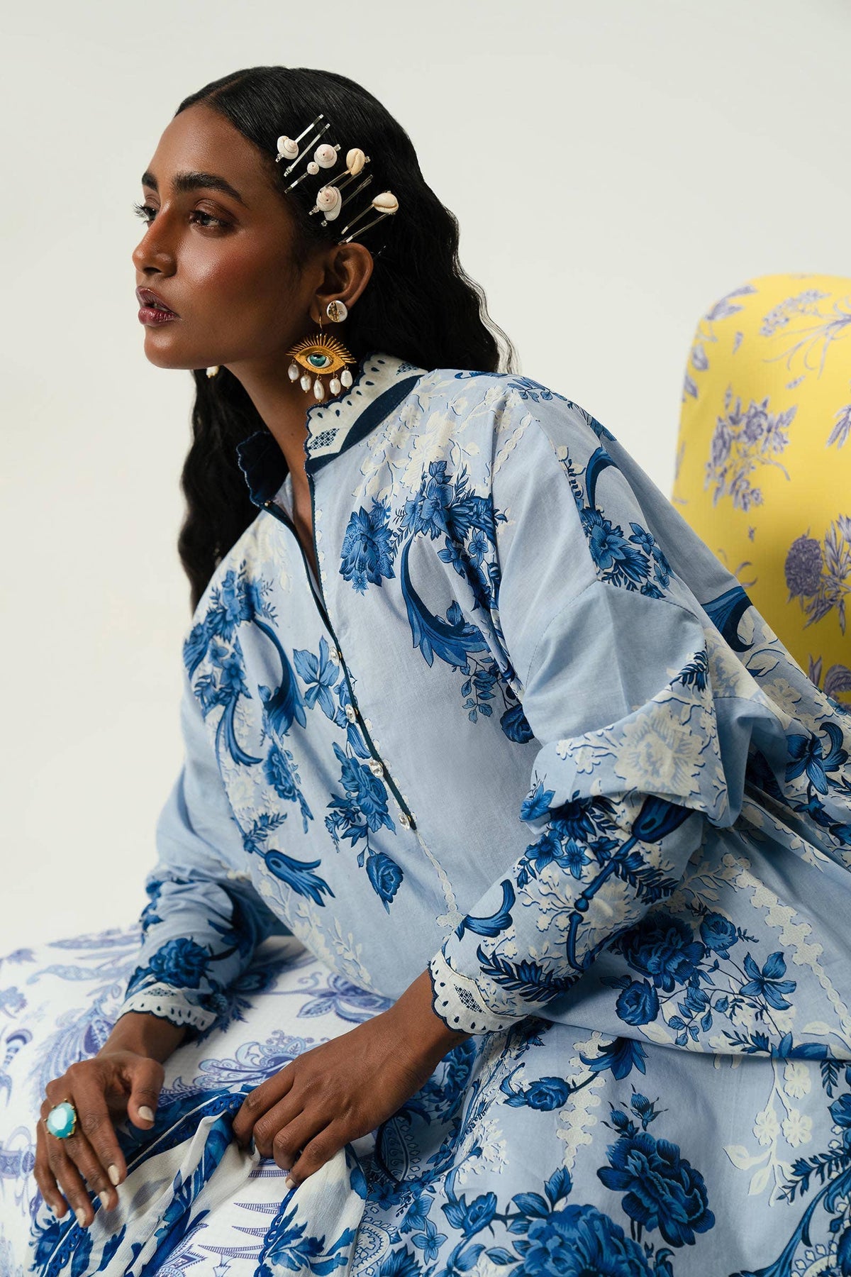 Sana Safinaz | Mahay Summer Lawn 24 | S-31 by Sana Safinaz - Designer Dress - Type: Ladies Clothes - Available at Libayah - 100% Original