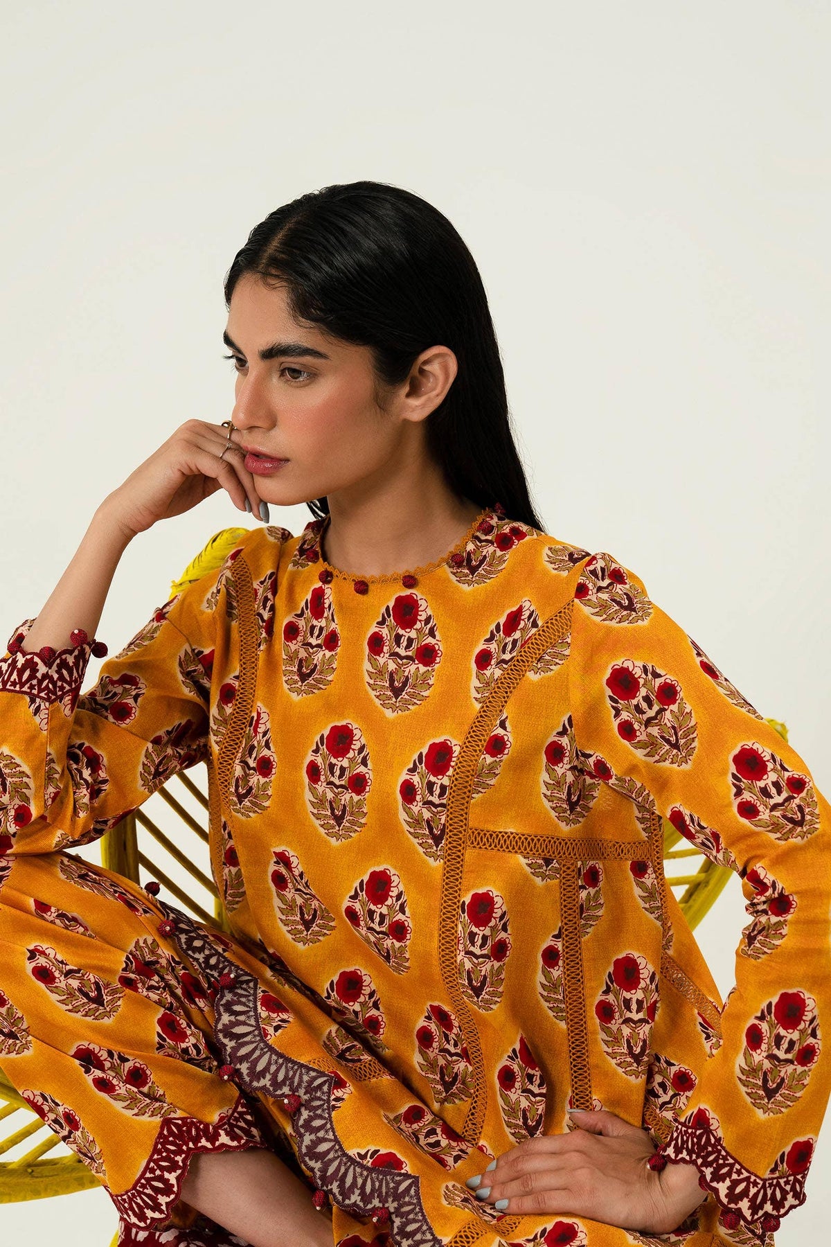 Sana Safinaz | Mahay Summer Lawn 24 | S-29 by Sana Safinaz - Designer Dress - Type: Ladies Clothes - Available at Libayah - 100% Original