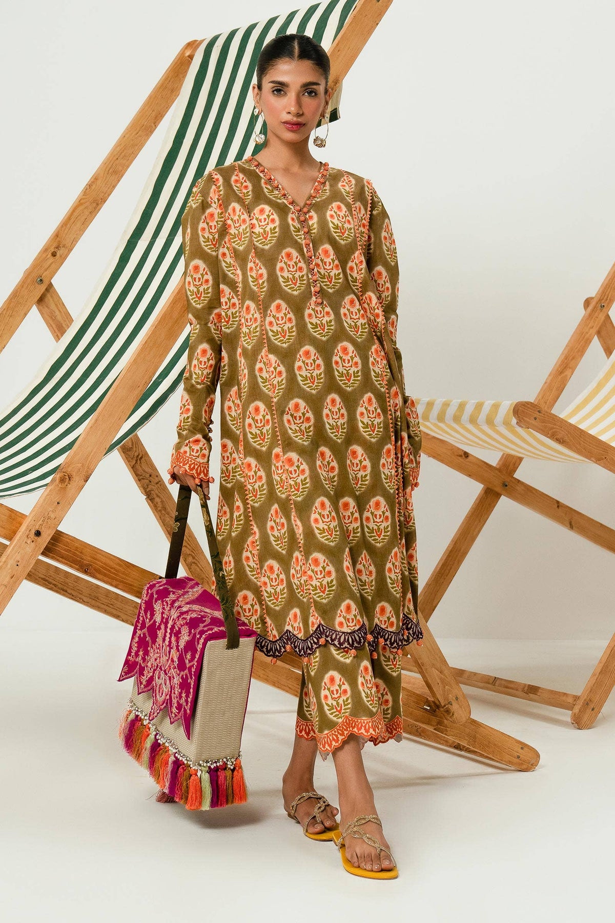 Sana Safinaz | Mahay Summer Lawn 24 | S-28 by Sana Safinaz - Designer Dress - Type: Ladies Clothes - Available at Libayah - 100% Original