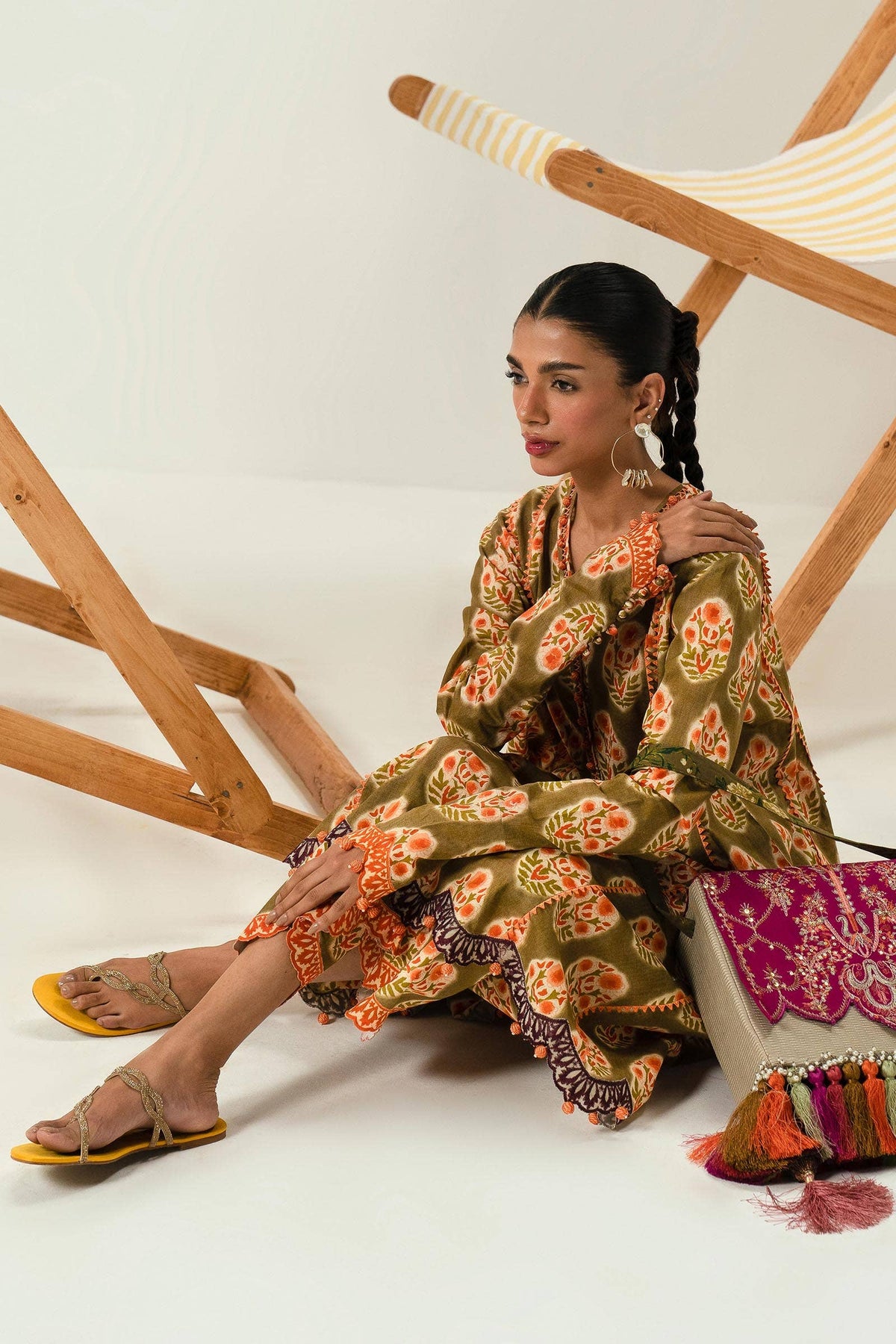 Sana Safinaz | Mahay Summer Lawn 24 | S-28 by Sana Safinaz - Designer Dress - Type: Ladies Clothes - Available at Libayah - 100% Original