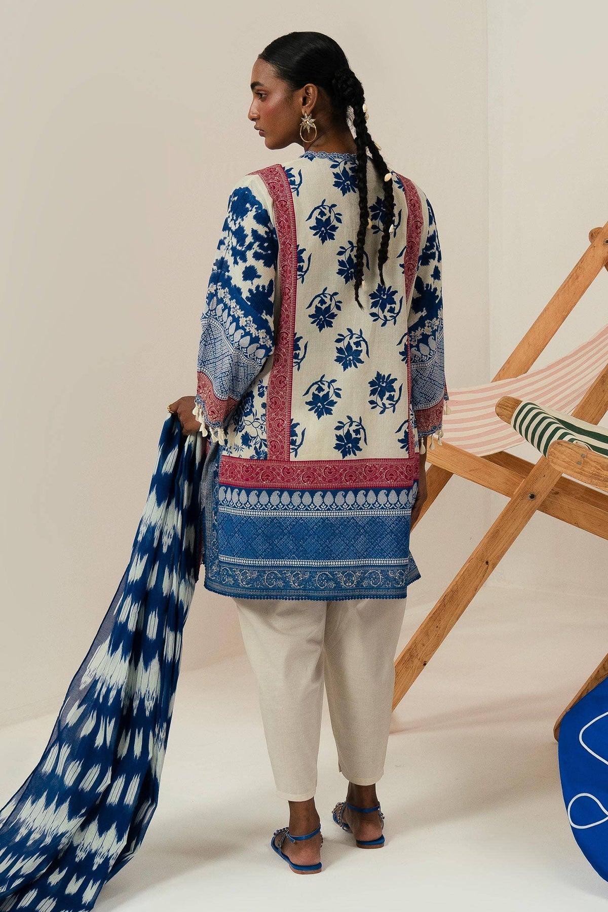 Sana Safinaz | Mahay Summer Lawn 24 | S-27 by Sana Safinaz - Designer Dress - Type: Ladies Clothes - Available at Libayah - 100% Original