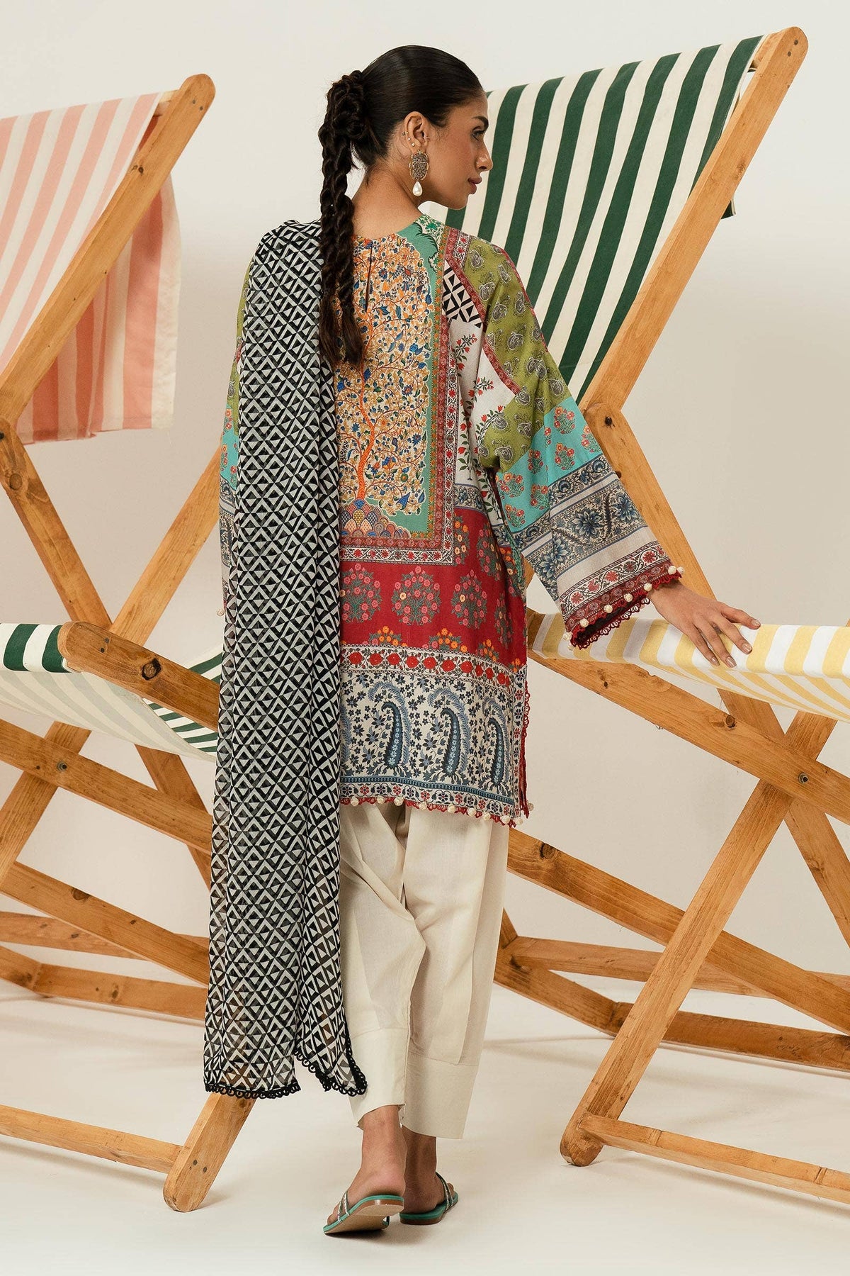 Sana Safinaz | Mahay Summer Lawn 24 | S-26 by Sana Safinaz - Designer Dress - Type: Ladies Clothes - Available at Libayah - 100% Original