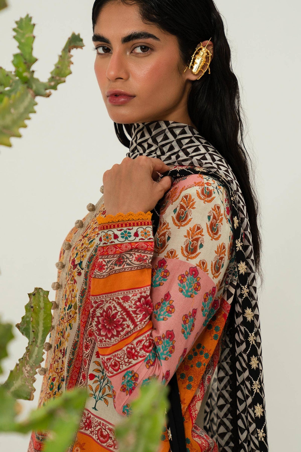 Sana Safinaz | Mahay Summer Lawn 24 | S-25 by Sana Safinaz - Designer Dress - Type: Ladies Clothes - Available at Libayah - 100% Original