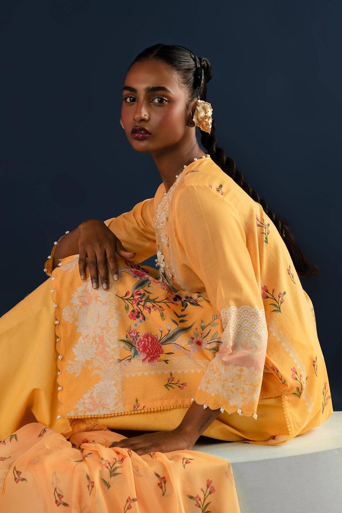 Sana Safinaz | Mahay Summer Lawn 24 | S-23 by Sana Safinaz - Designer Dress - Type: Ladies Clothes - Available at Libayah - 100% Original