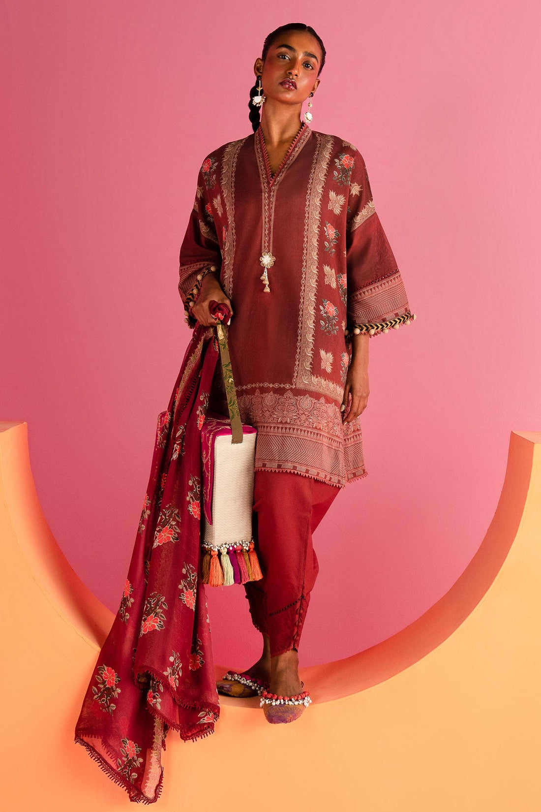 Sana Safinaz | Mahay Summer Lawn 24 | S-22 by Sana Safinaz - Designer Dress - Type: Ladies Clothes - Available at Libayah - 100% Original