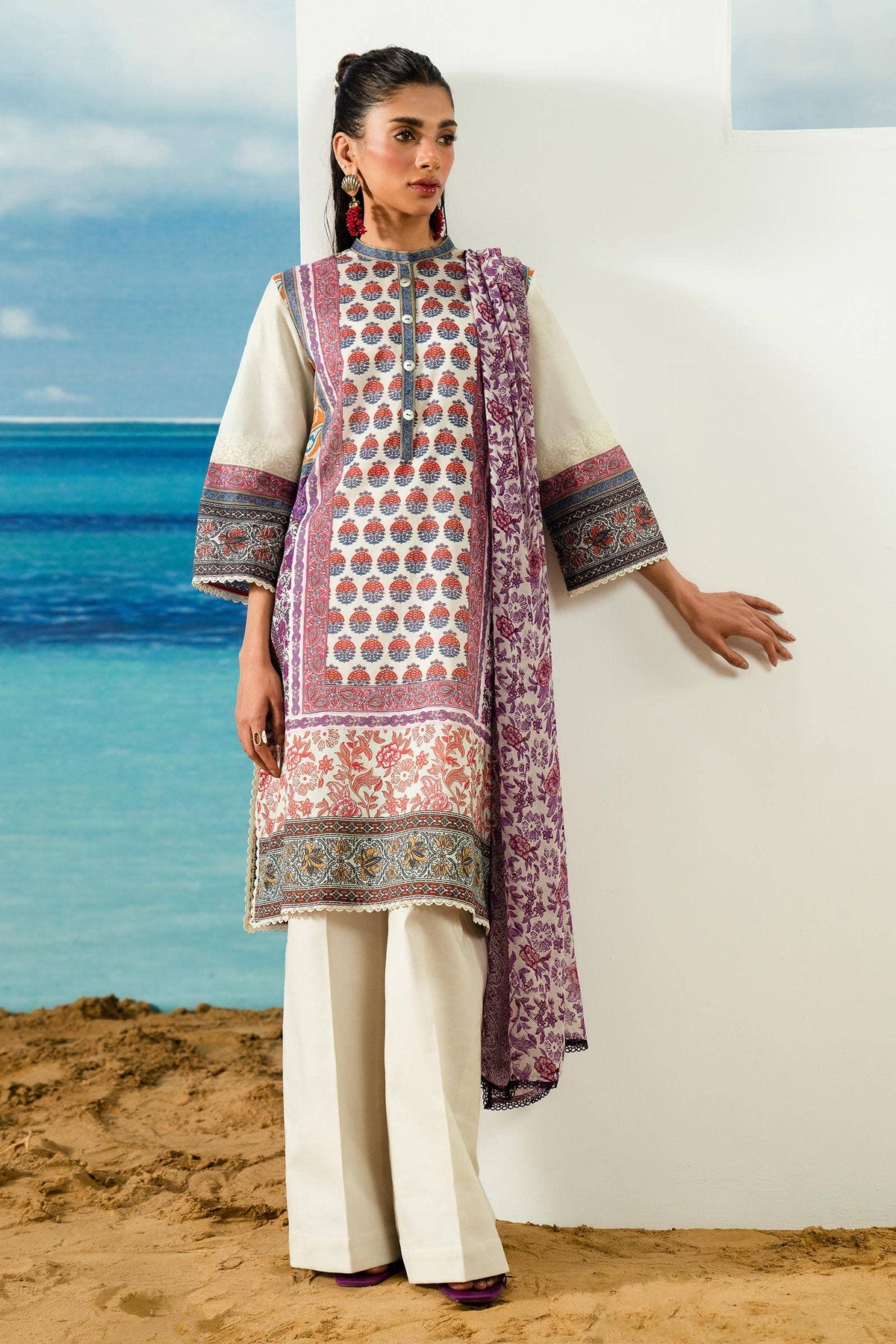 Sana Safinaz | Mahay Summer Lawn 24 | S-20 by Sana Safinaz - Designer Dress - Type: Ladies Clothes - Available at Libayah - 100% Original
