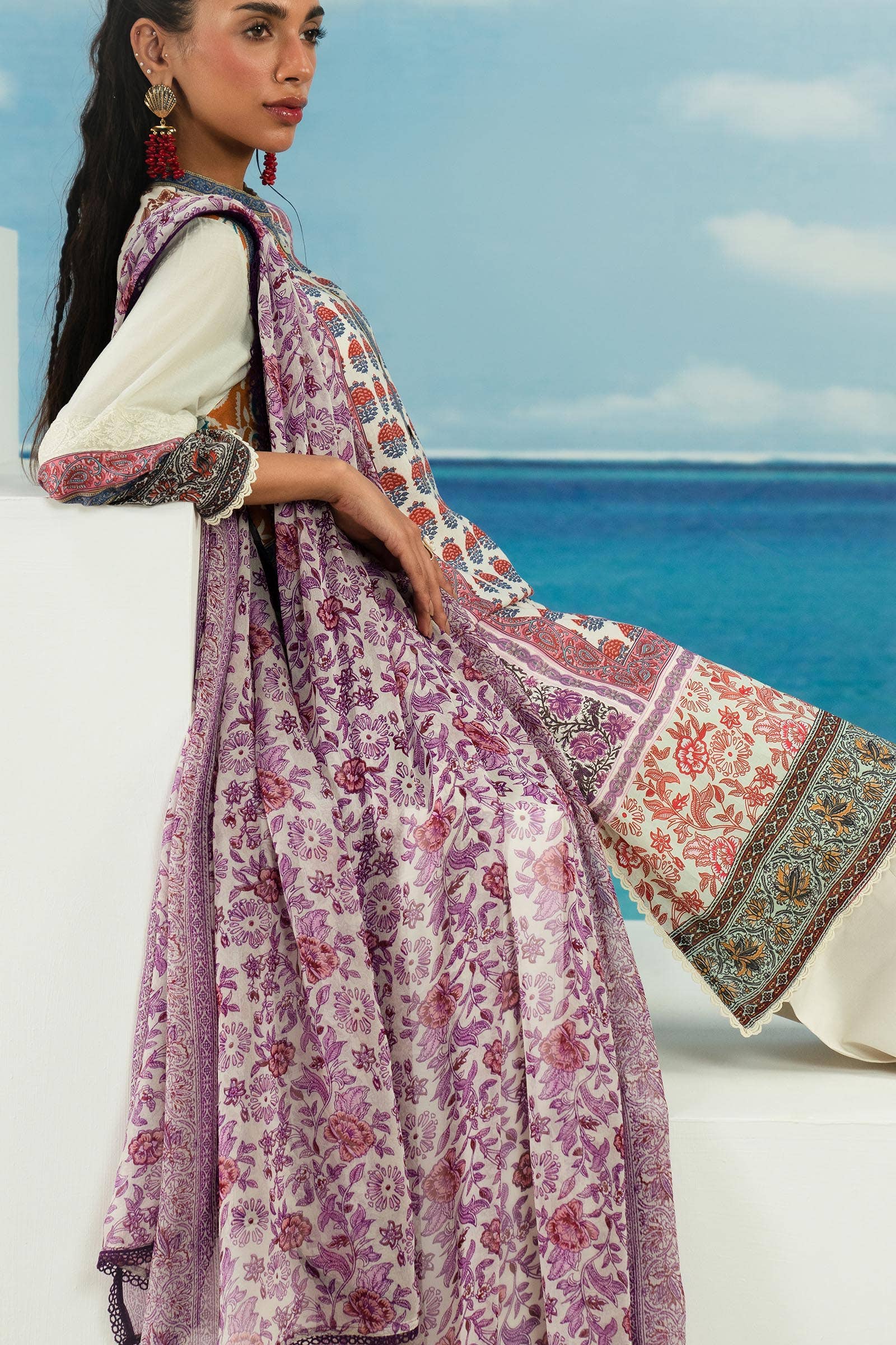Sana Safinaz | Mahay Summer Lawn 24 | S-20 by Sana Safinaz - Designer Dress - Type: Ladies Clothes - Available at Libayah - 100% Original
