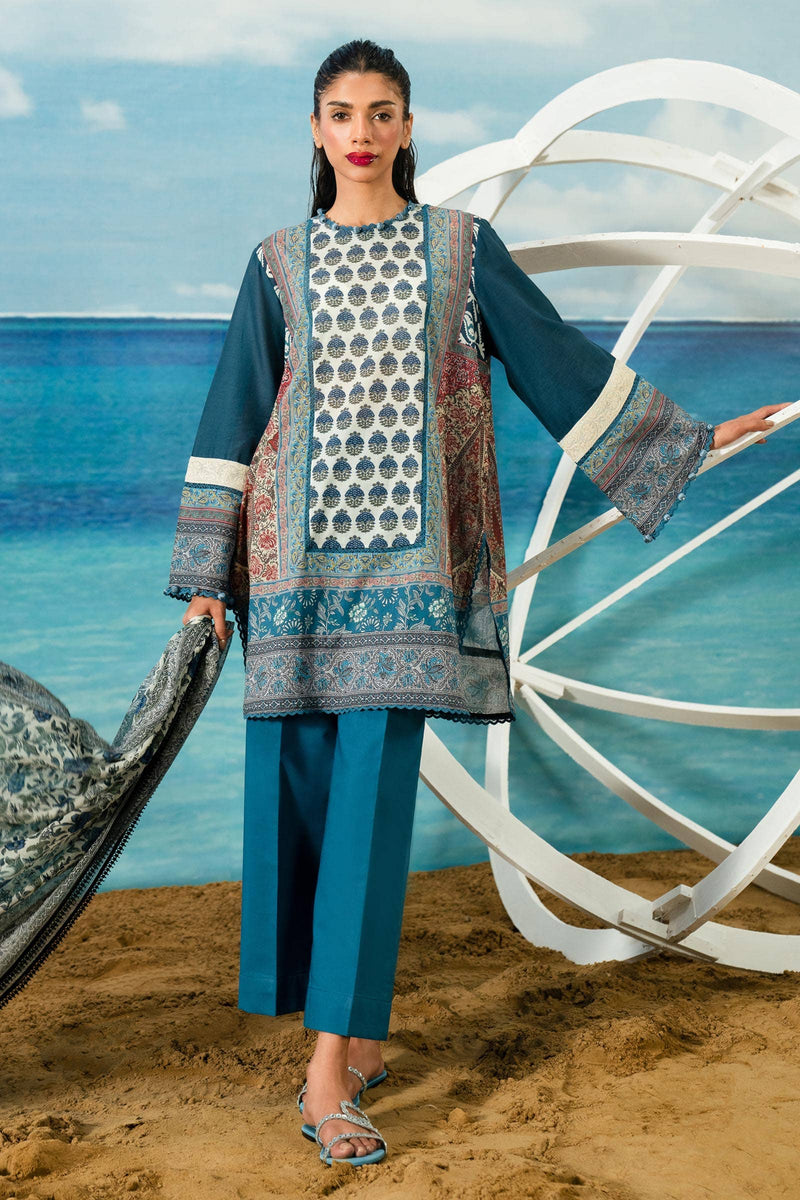 Sana Safinaz | Mahay Summer Lawn 24 | S-19 by Sana Safinaz - Designer Dress - Type: Ladies Clothes - Available at Libayah - 100% Original