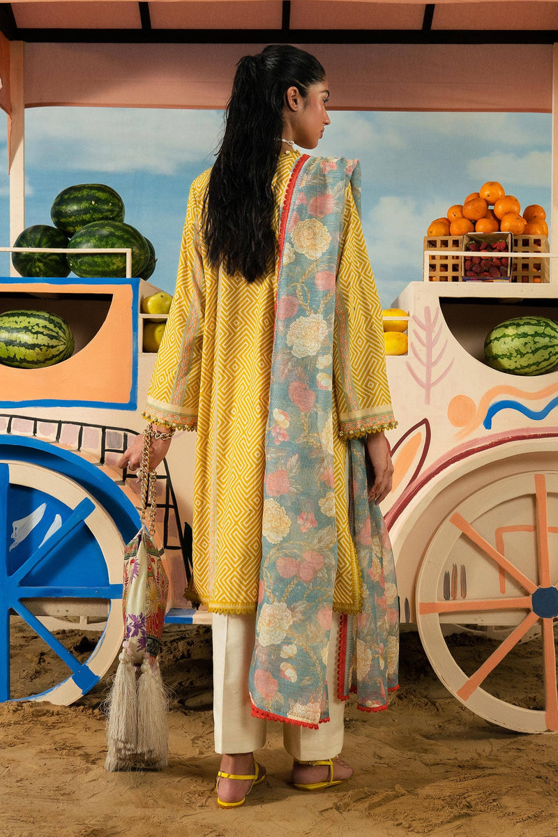 Sana Safinaz | Mahay Summer Lawn 24 | S-18 by Sana Safinaz - Designer Dress - Type: Ladies Clothes - Available at Libayah - 100% Original