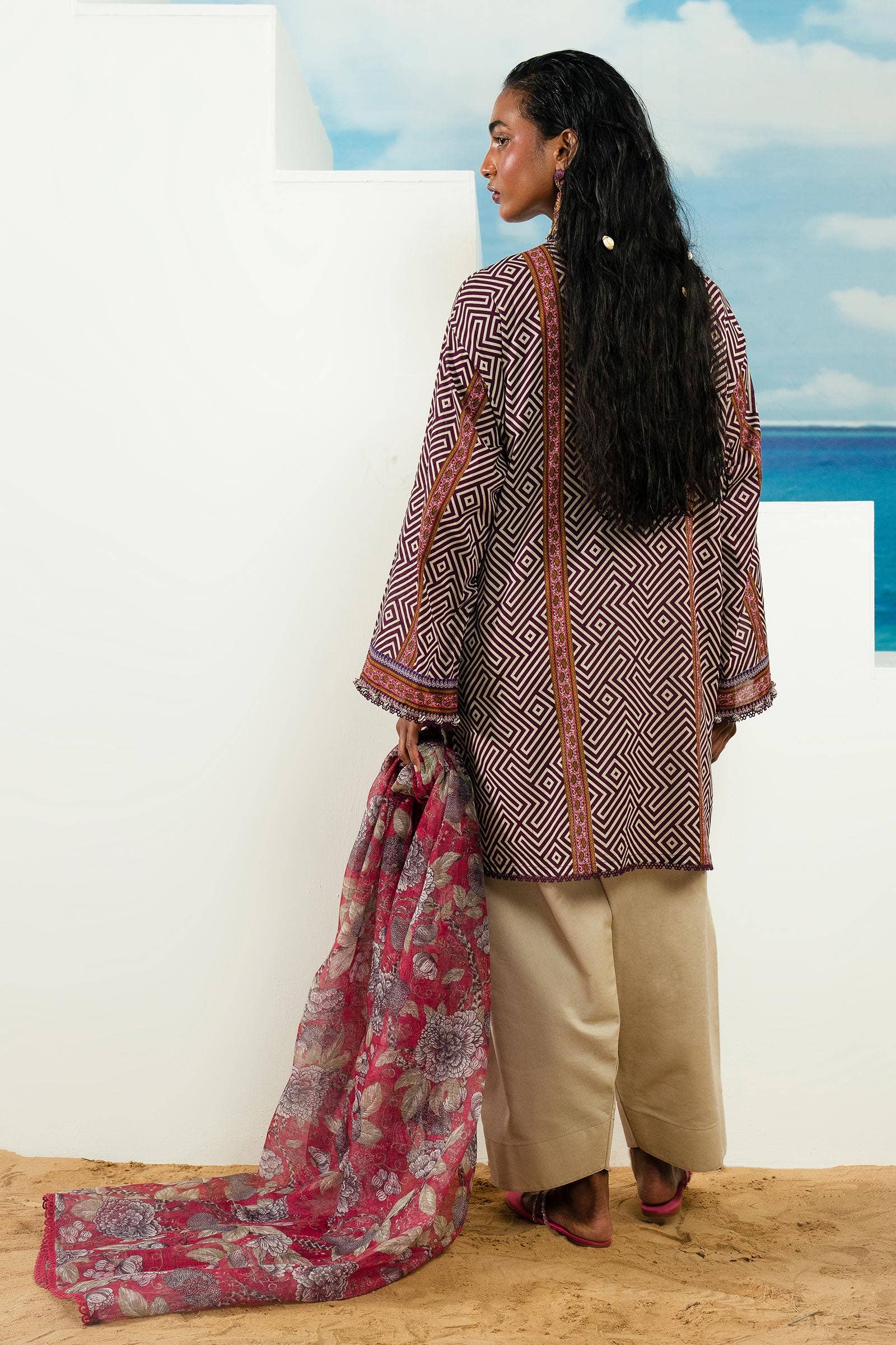 Sana Safinaz | Mahay Summer Lawn 24 | S-17 by Sana Safinaz - Designer Dress - Type: Ladies Clothes - Available at Libayah - 100% Original