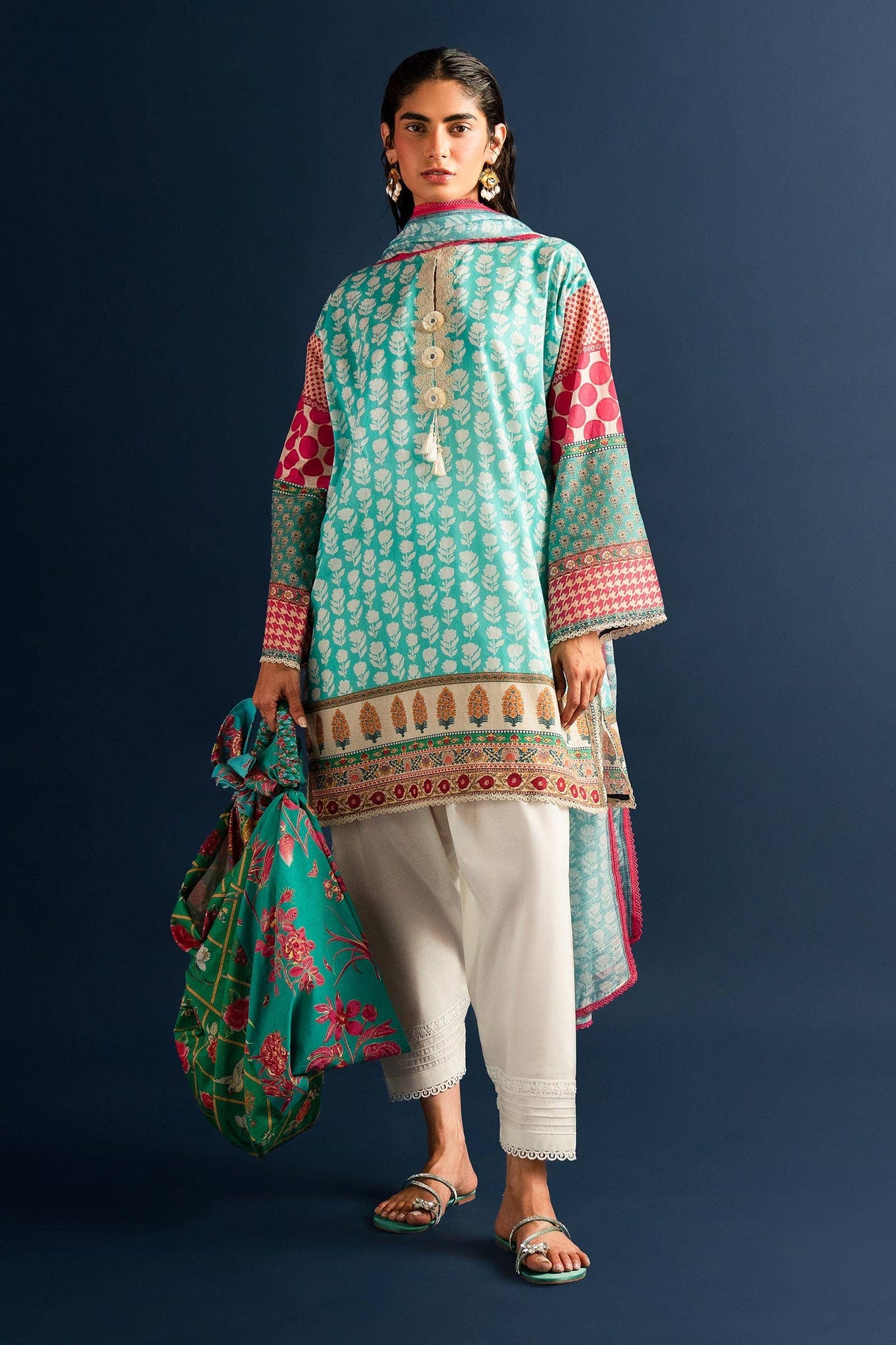 Sana Safinaz | Mahay Summer Lawn 24 | S-13 by Sana Safinaz - Designer Dress - Type: Ladies Clothes - Available at Libayah - 100% Original