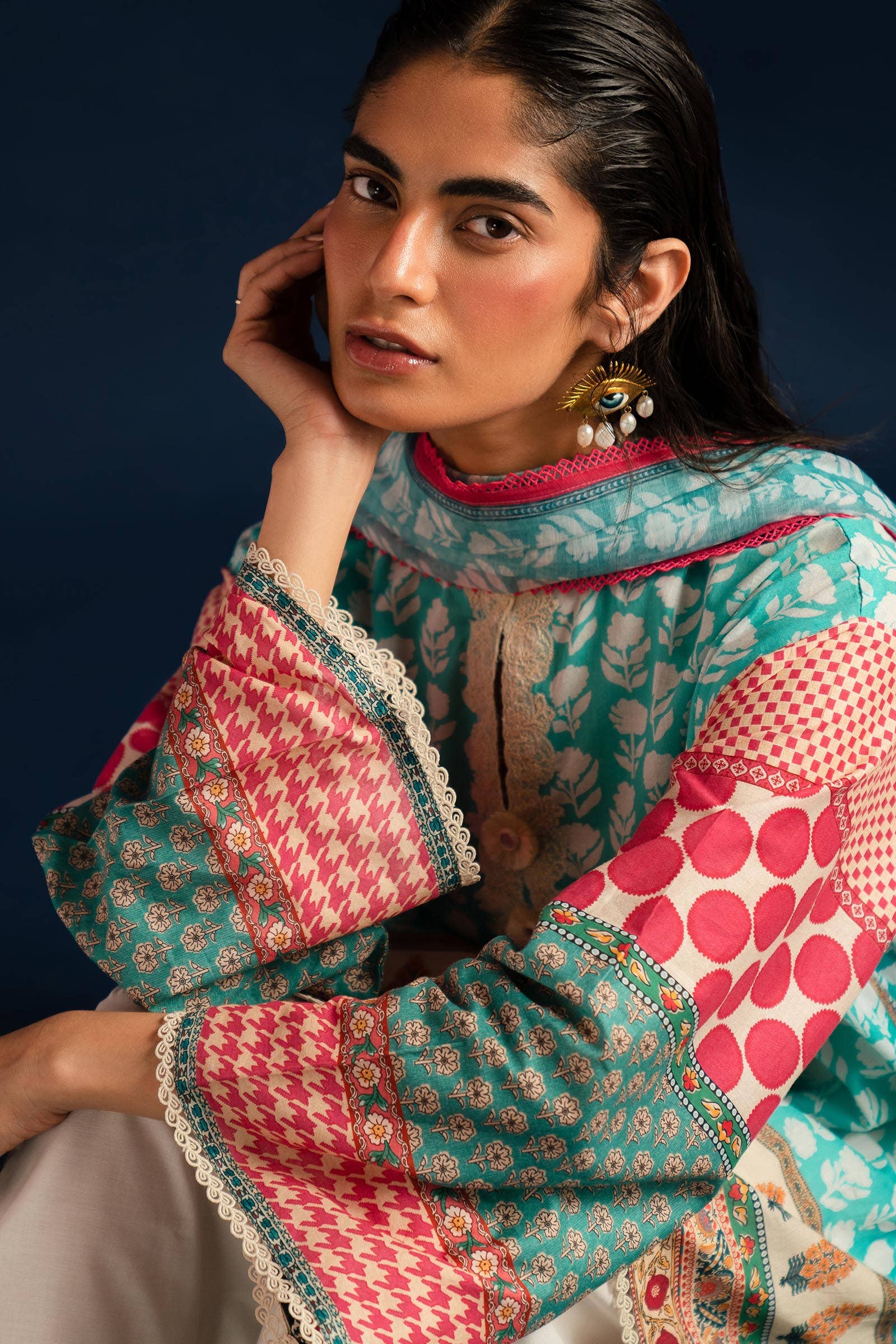 Sana Safinaz | Mahay Summer Lawn 24 | S-13 by Sana Safinaz - Designer Dress - Type: Ladies Clothes - Available at Libayah - 100% Original