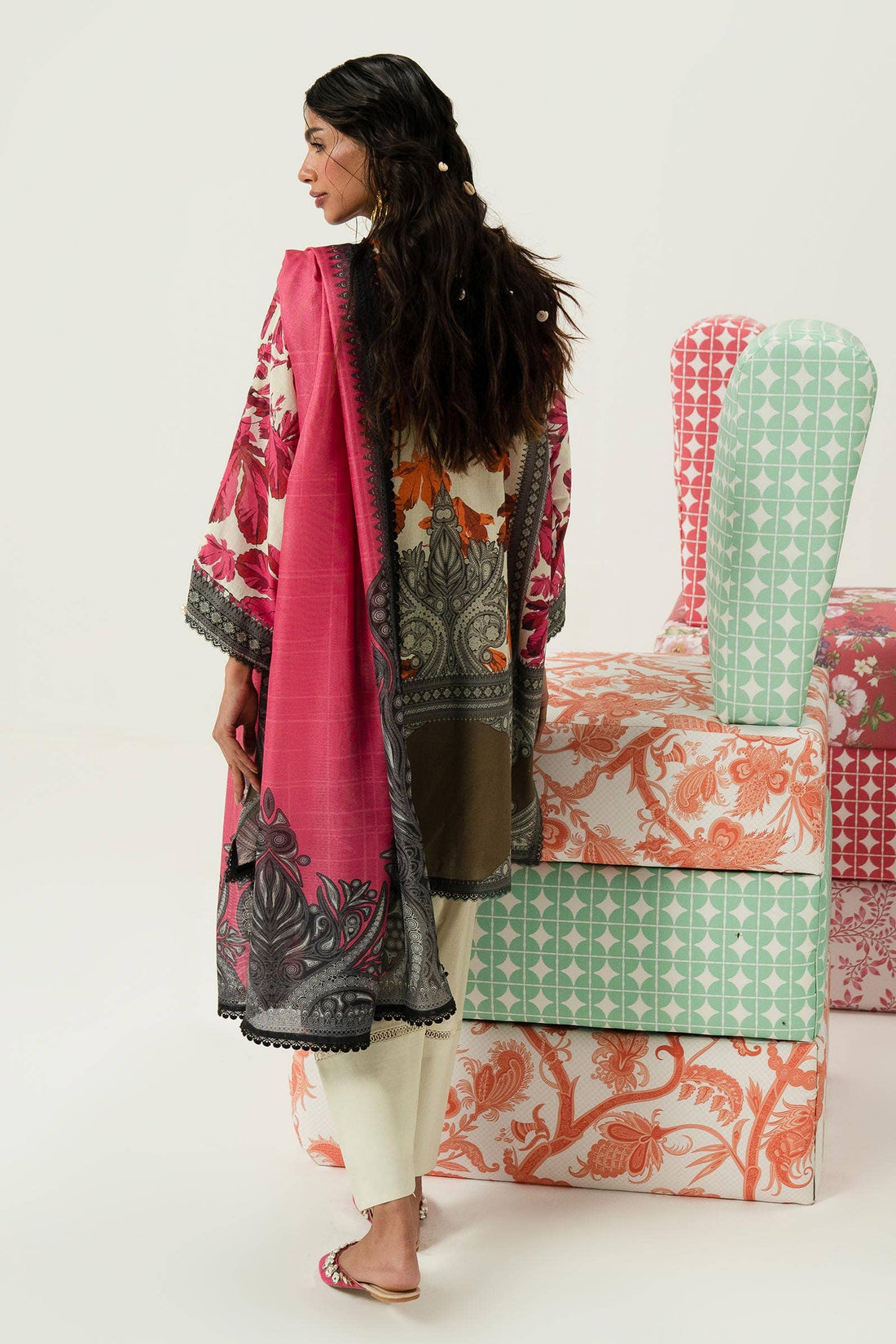 Sana Safinaz | Mahay Summer Lawn 24 | S-10 by Sana Safinaz - Designer Dress - Type: Ladies Clothes - Available at Libayah - 100% Original