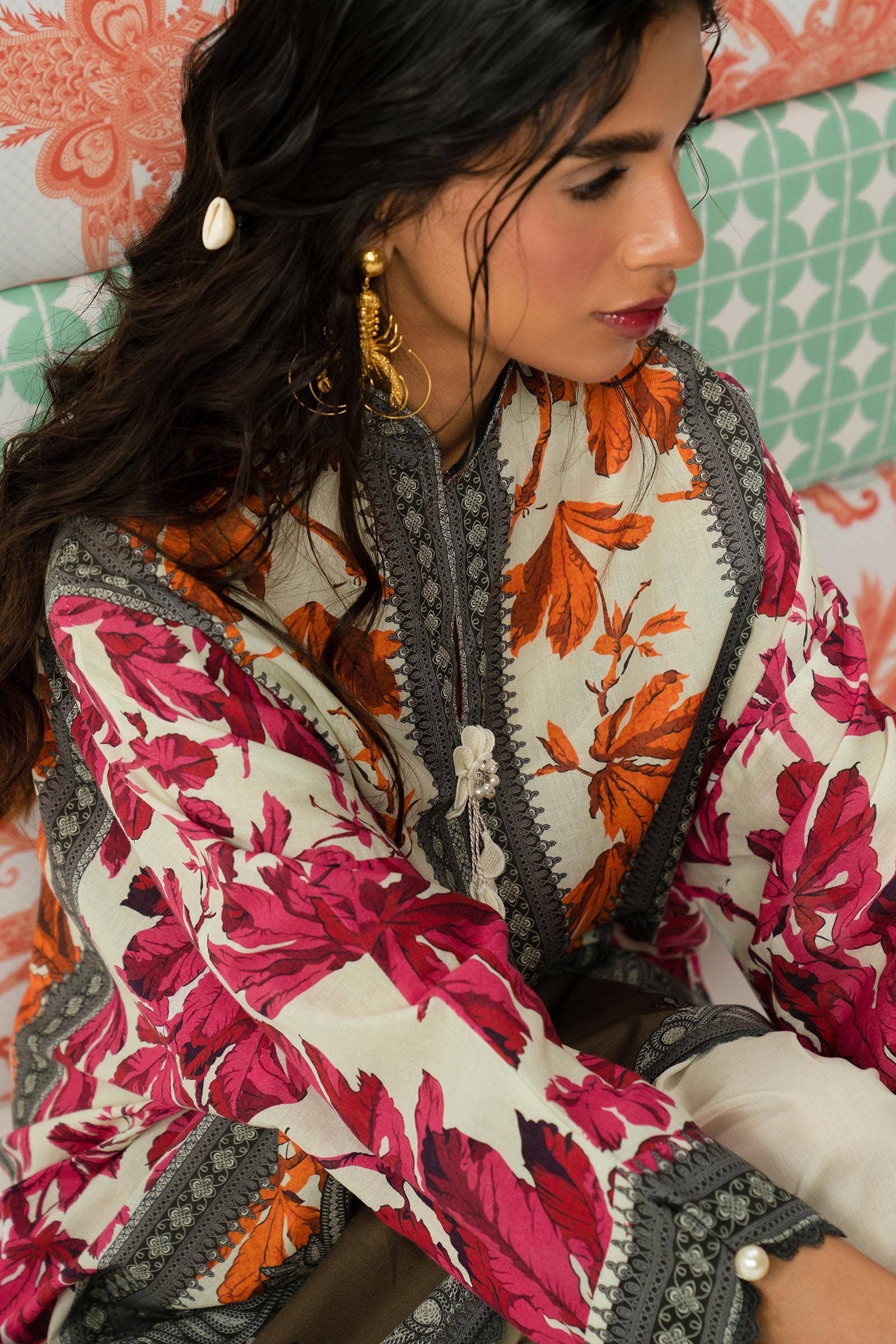 Sana Safinaz | Mahay Summer Lawn 24 | S-10 by Sana Safinaz - Designer Dress - Type: Ladies Clothes - Available at Libayah - 100% Original