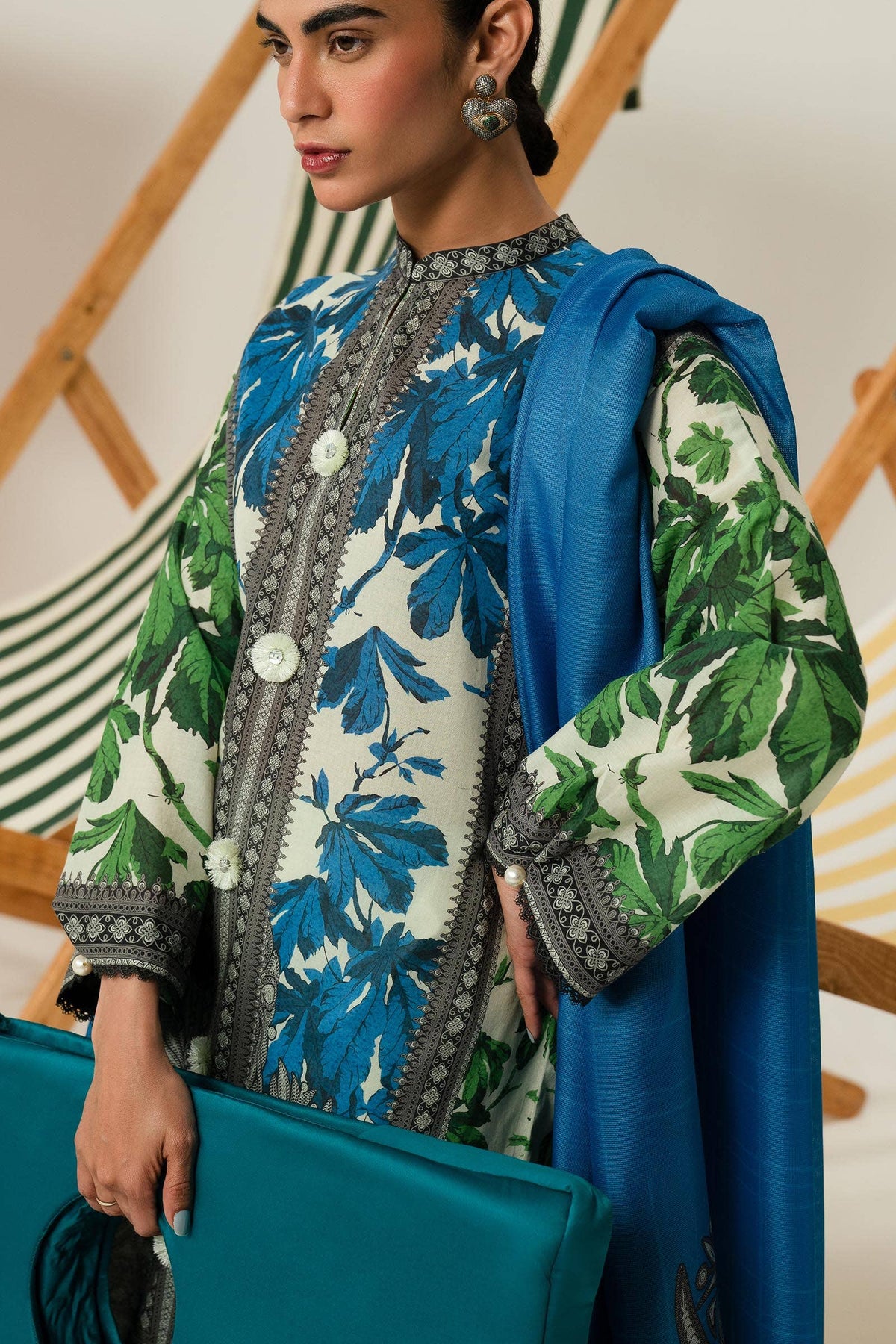 Sana Safinaz | Mahay Summer Lawn 24 | S-09 by Sana Safinaz - Designer Dress - Type: Ladies Clothes - Available at Libayah - 100% Original