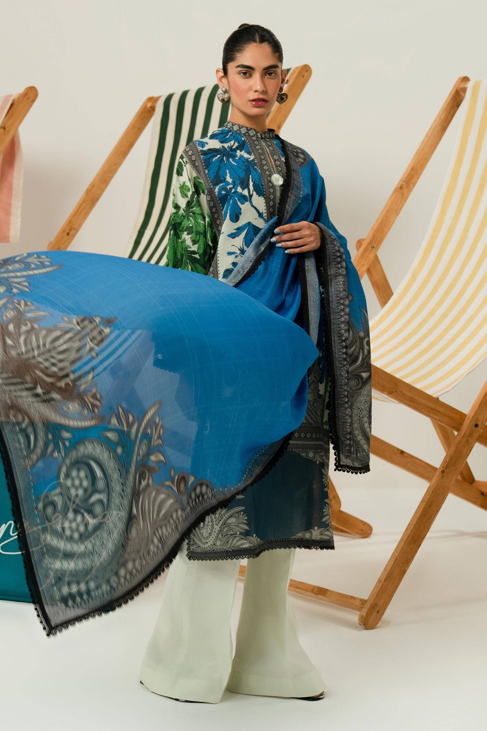 Sana Safinaz | Mahay Summer Lawn 24 | S-09 by Sana Safinaz - Designer Dress - Type: Ladies Clothes - Available at Libayah - 100% Original