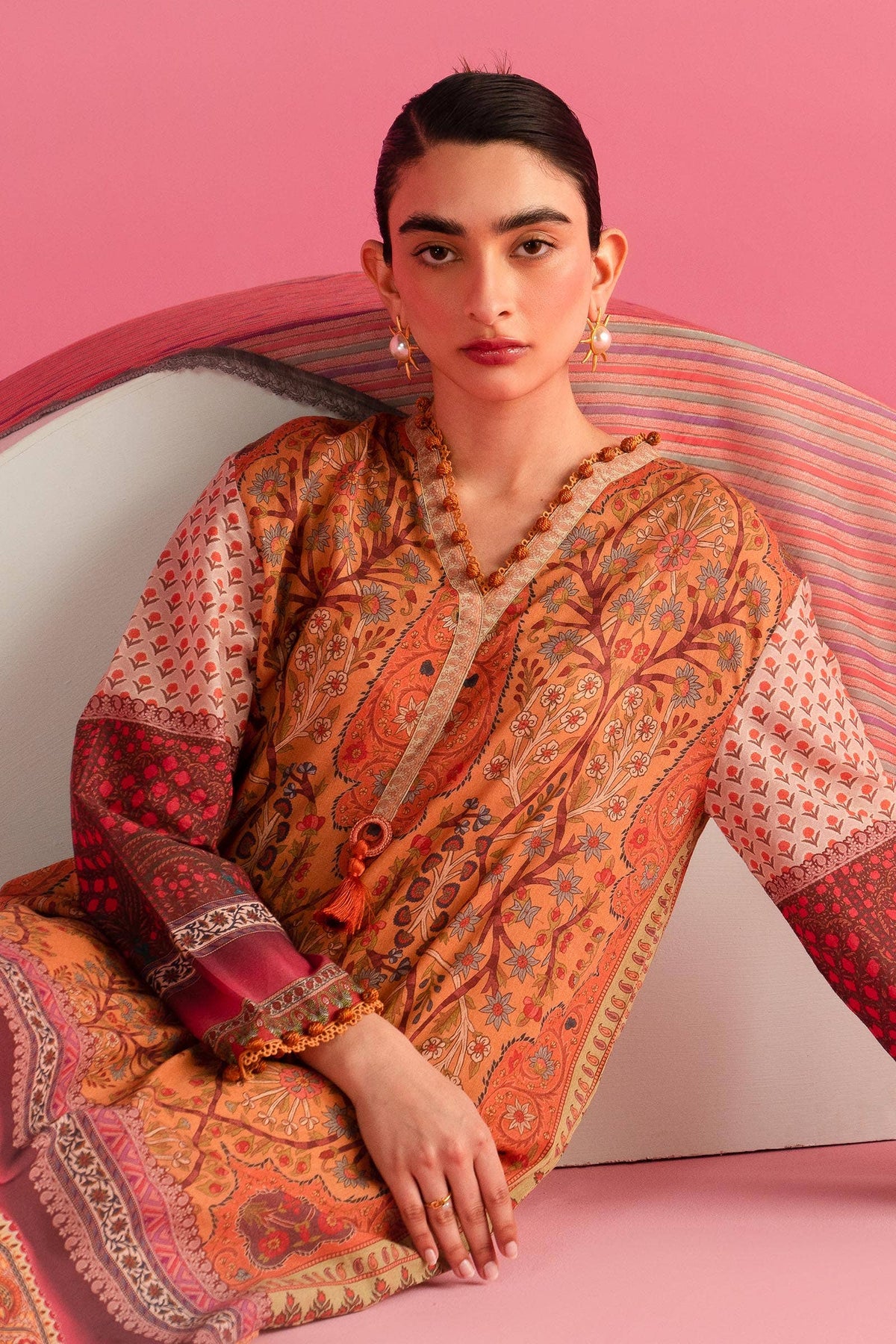 Sana Safinaz | Mahay Summer Lawn 24 | S-08 by Sana Safinaz - Designer Dress - Type: Ladies Clothes - Available at Libayah - 100% Original