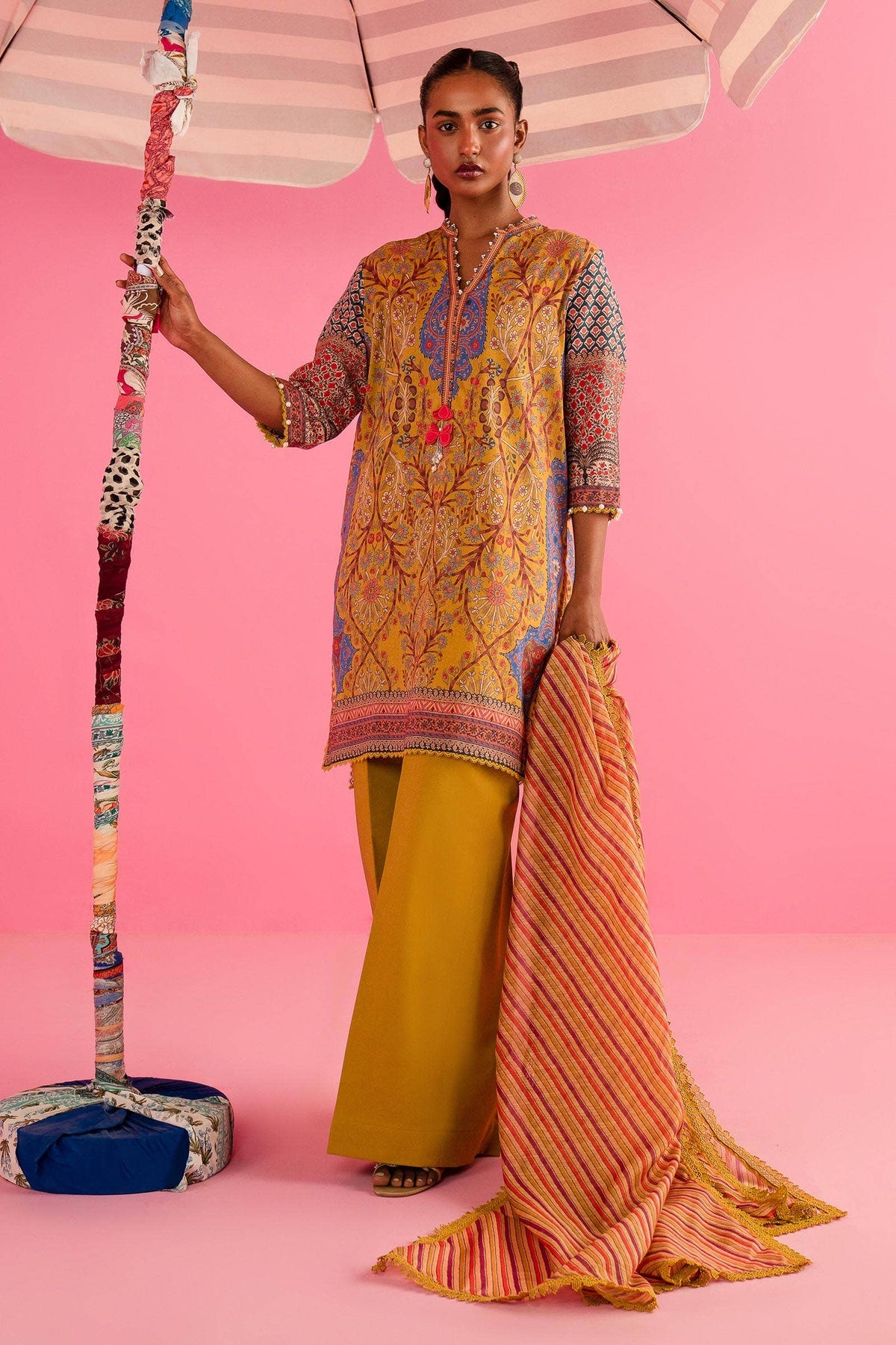 Sana Safinaz | Mahay Summer Lawn 24 | S-07 by Sana Safinaz - Designer Dress - Type: Ladies Clothes - Available at Libayah - 100% Original