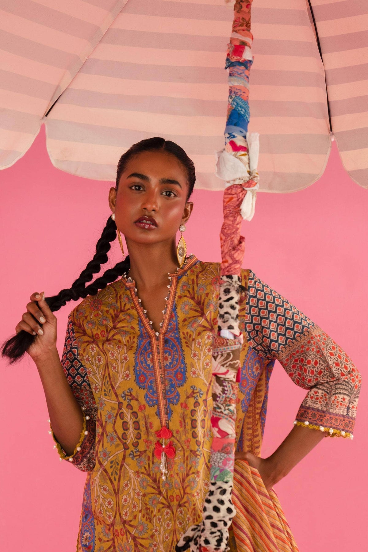 Sana Safinaz | Mahay Summer Lawn 24 | S-07 by Sana Safinaz - Designer Dress - Type: Ladies Clothes - Available at Libayah - 100% Original