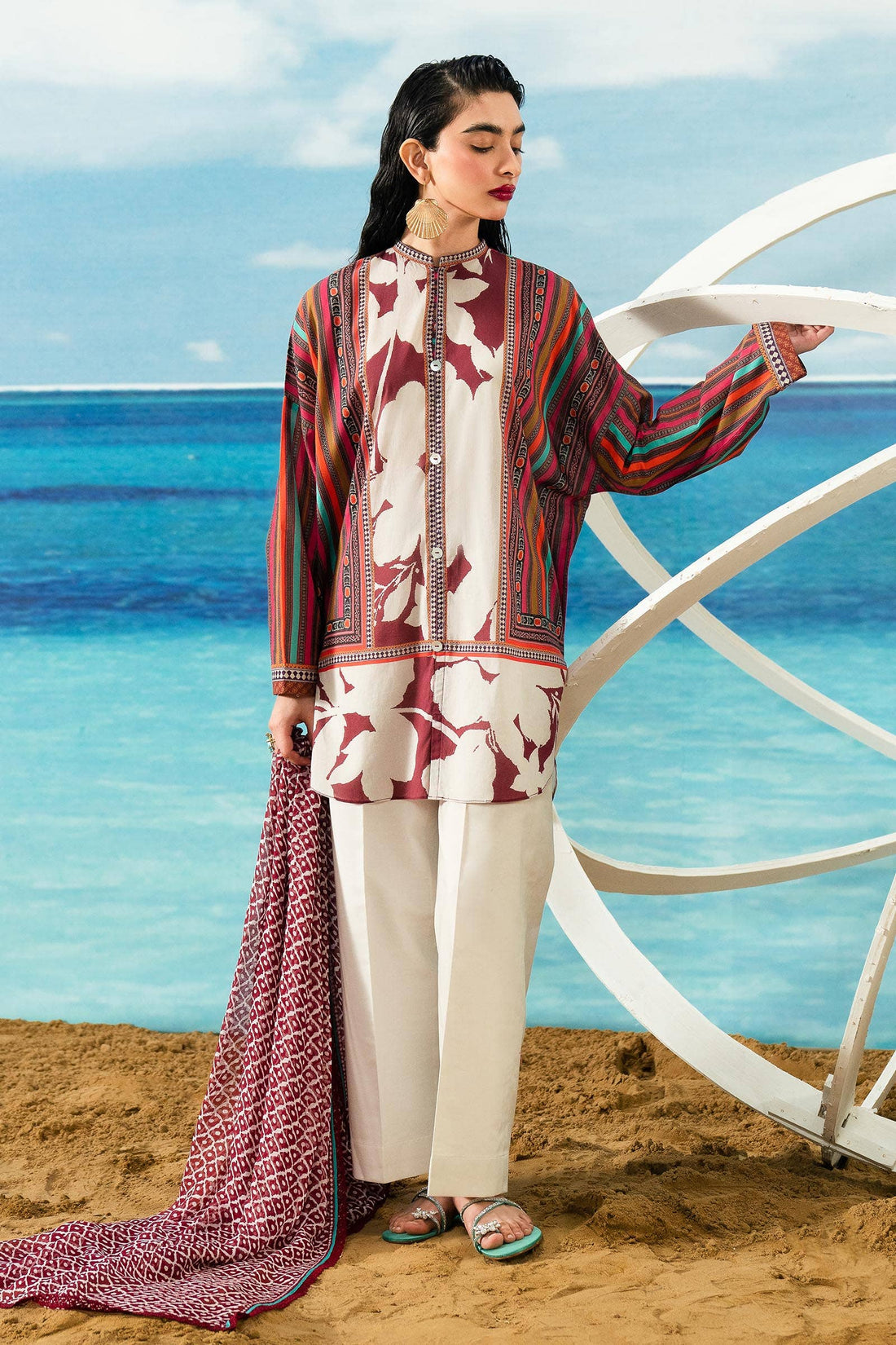 Sana Safinaz | Mahay Summer Lawn 24 | S-06 by Sana Safinaz - Designer Dress - Type: Ladies Clothes - Available at Libayah - 100% Original